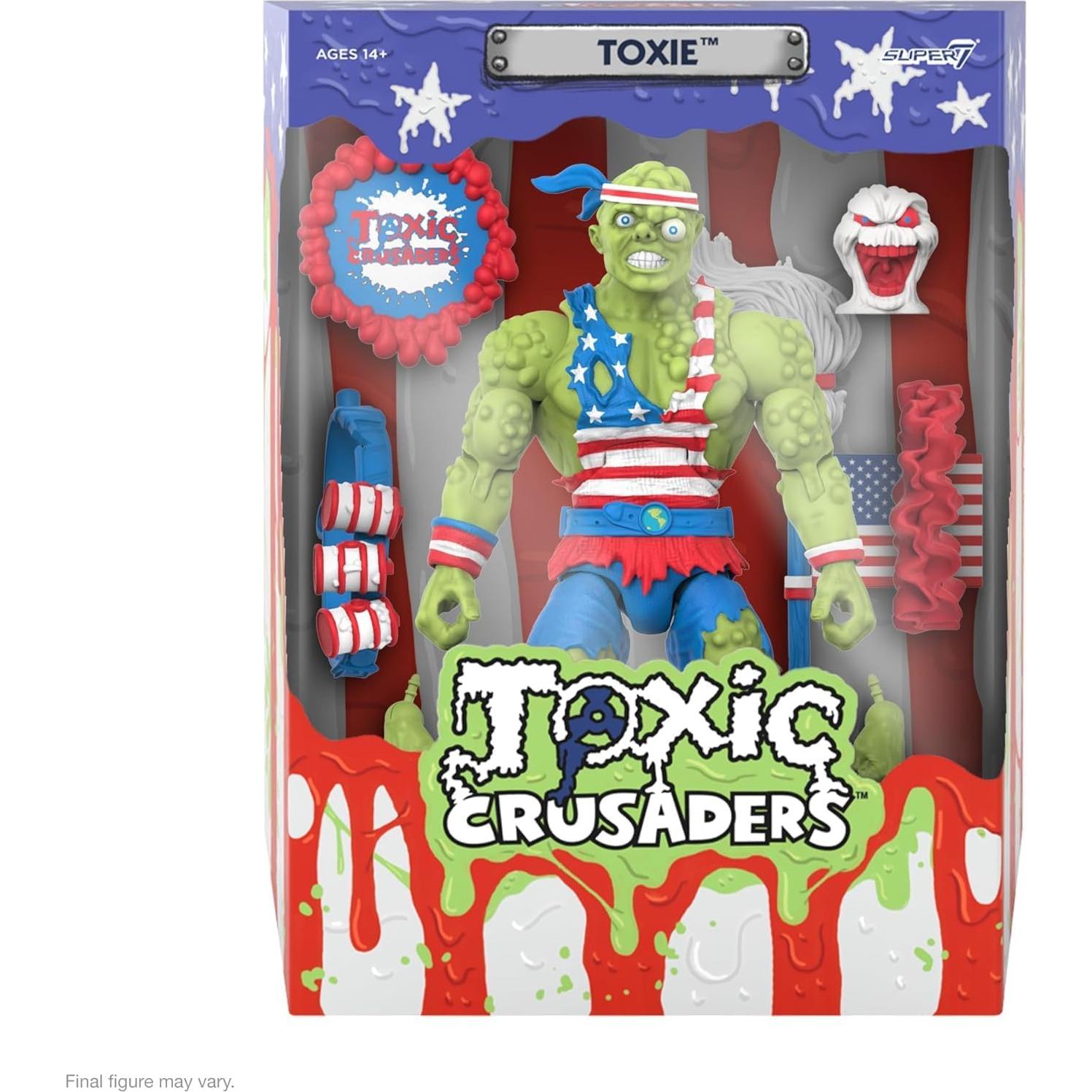 Figura de Acción Super7 Toxic Crusaders Toxie 17.78 cm