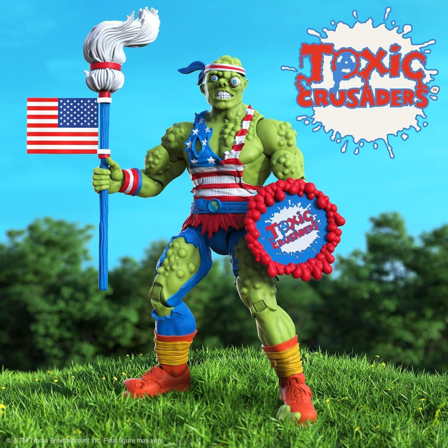 Figura de Acción Super7 Toxic Crusaders Toxie 17.78 cm
