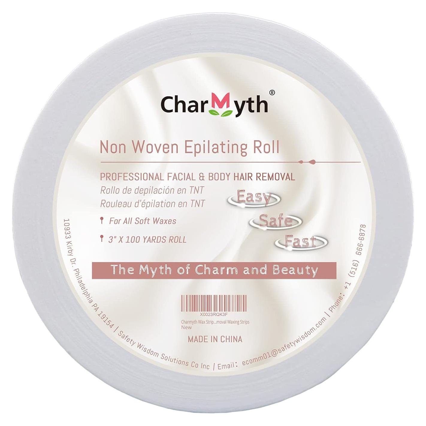 Tiras de Cera Epiladoras CharMyth 100 Yardas No Tejidas