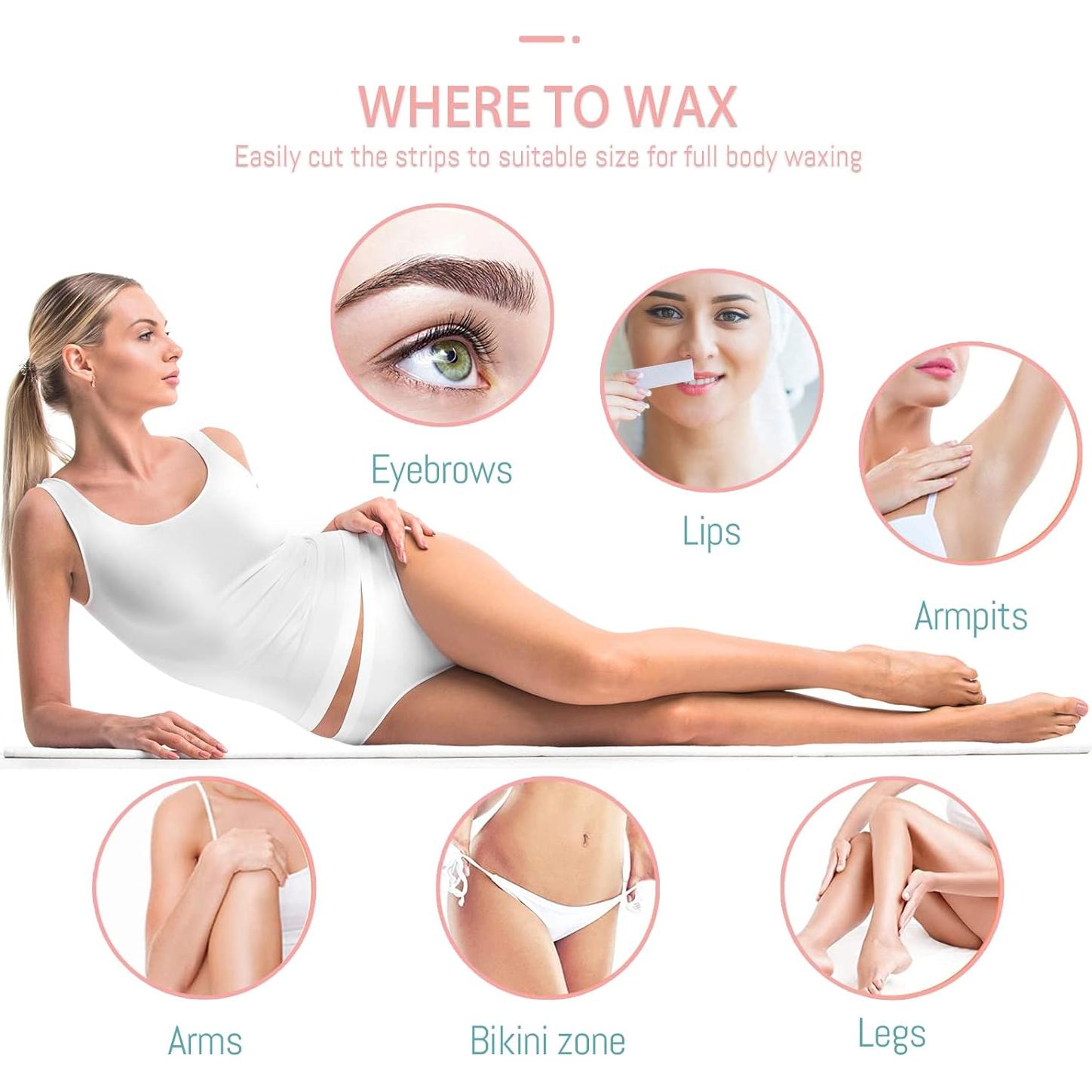 Tiras de Cera Epiladoras CharMyth 100 Yardas No Tejidas