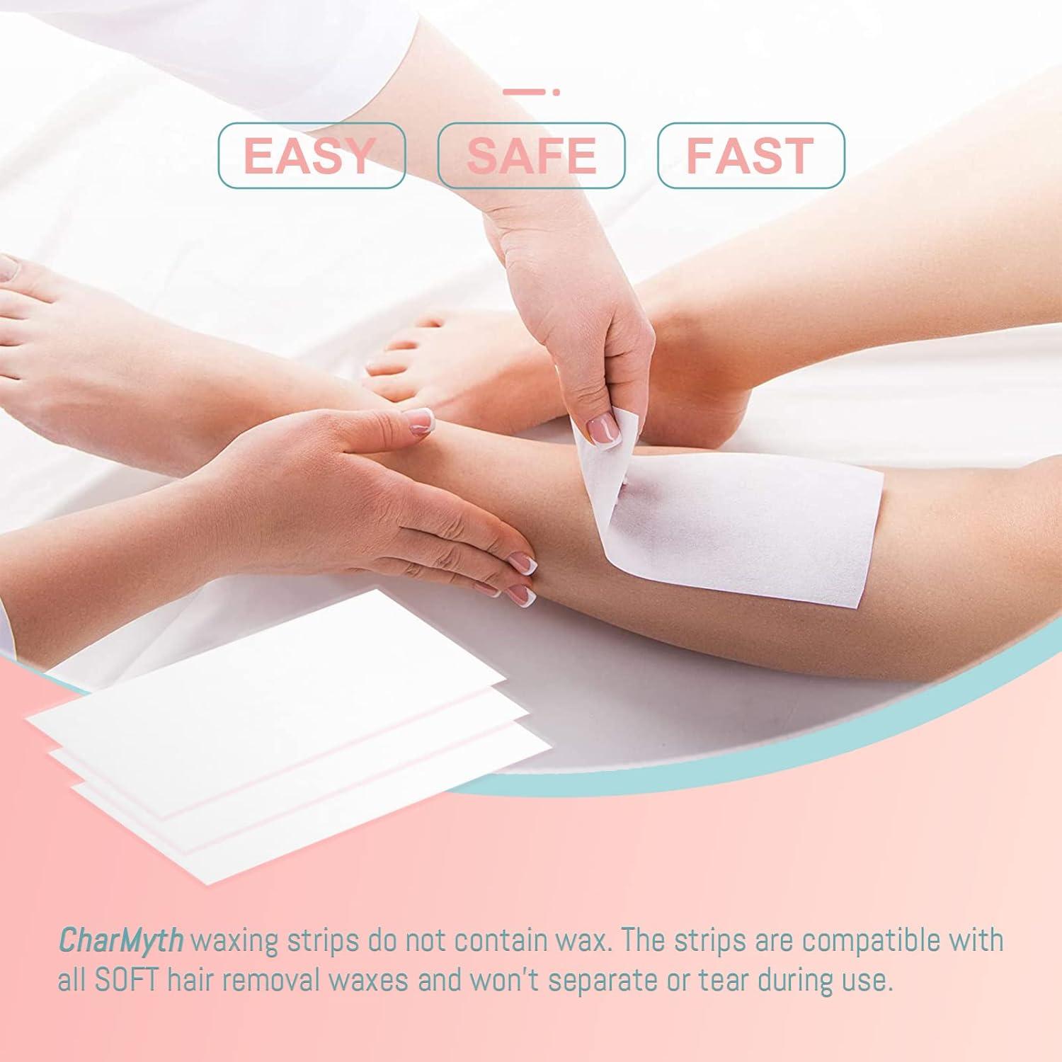 Tiras de Cera Epiladoras CharMyth 100 Yardas No Tejidas