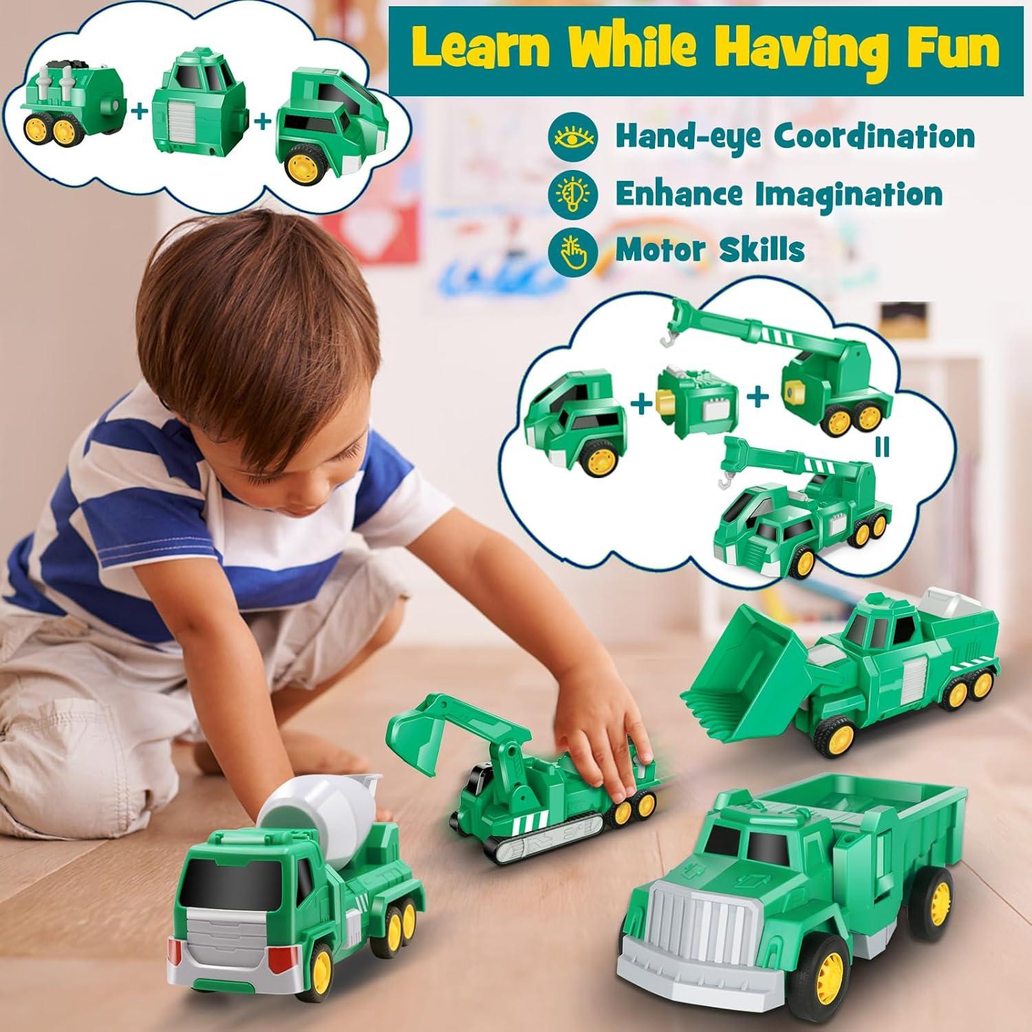 Juguetes Robot Transformador Laradola 5 en 1 para Niños