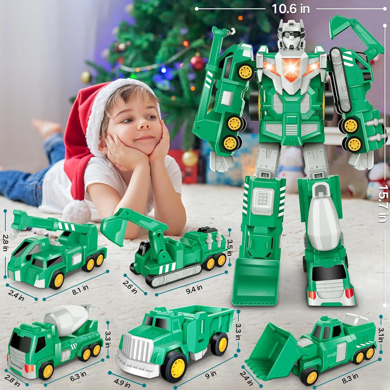 Juguetes Robot Transformador Laradola 5 en 1 para Niños