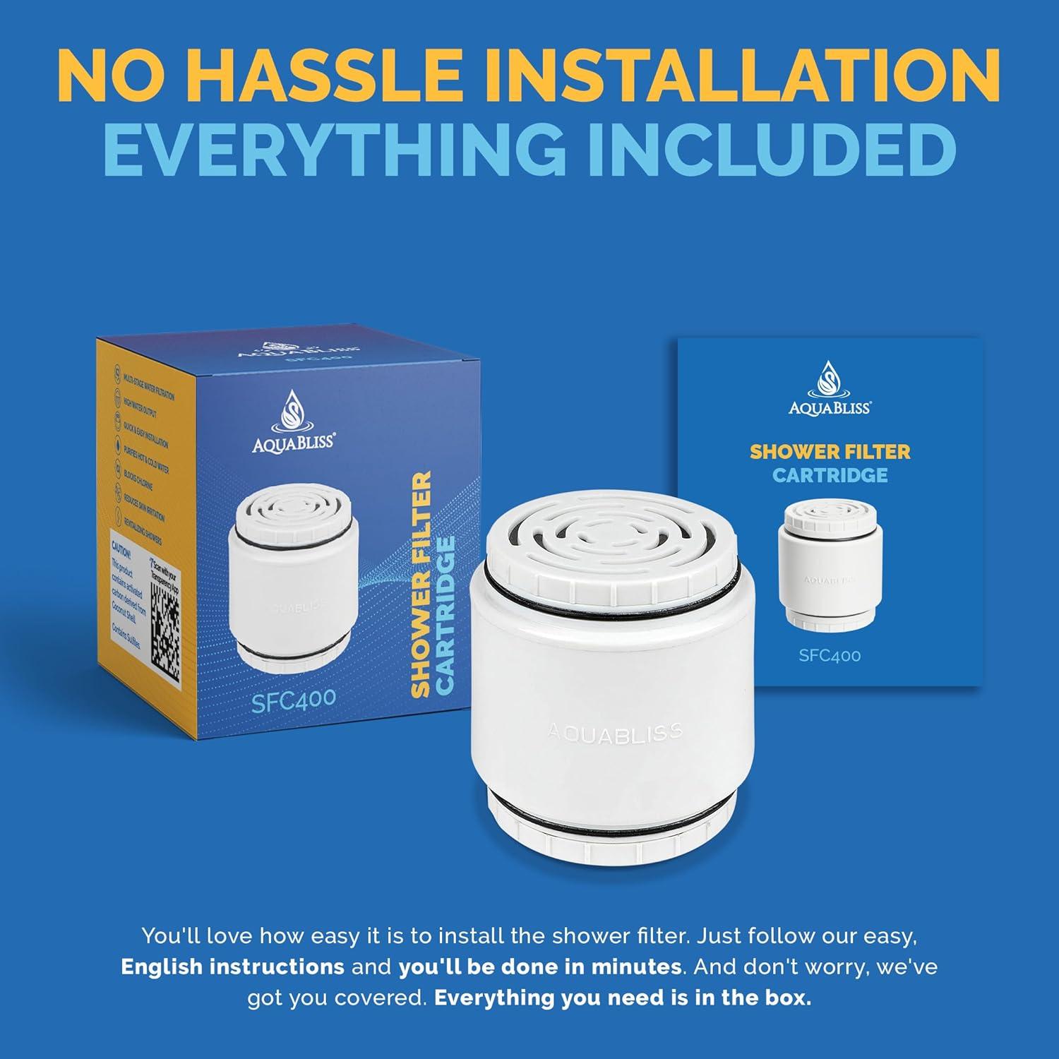 Cartucho Filtro Ducha AquaBliss SFC400 Revitalizante 1 Paquete