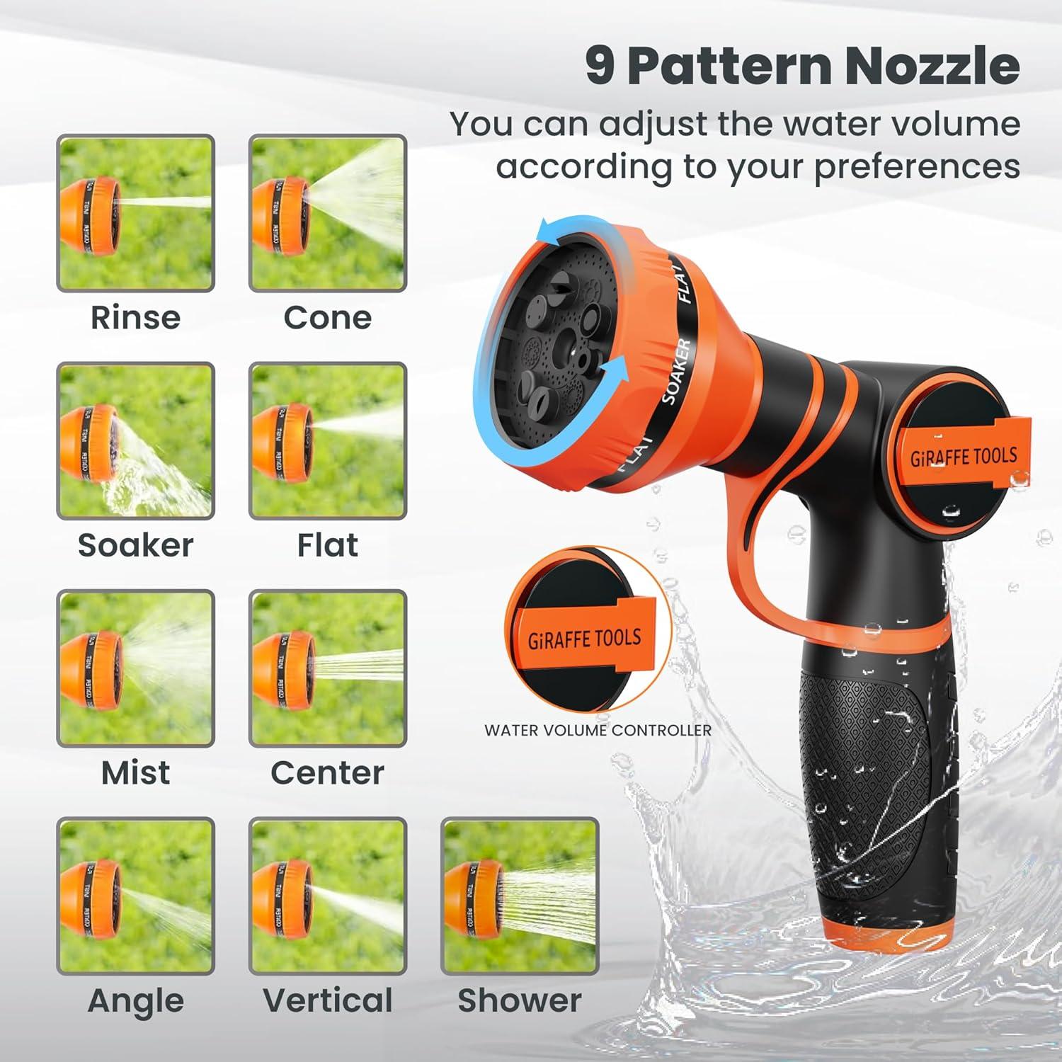 Carrete de Manguera Retráctil Giraffe Tools 1/2" x 20 m PVC