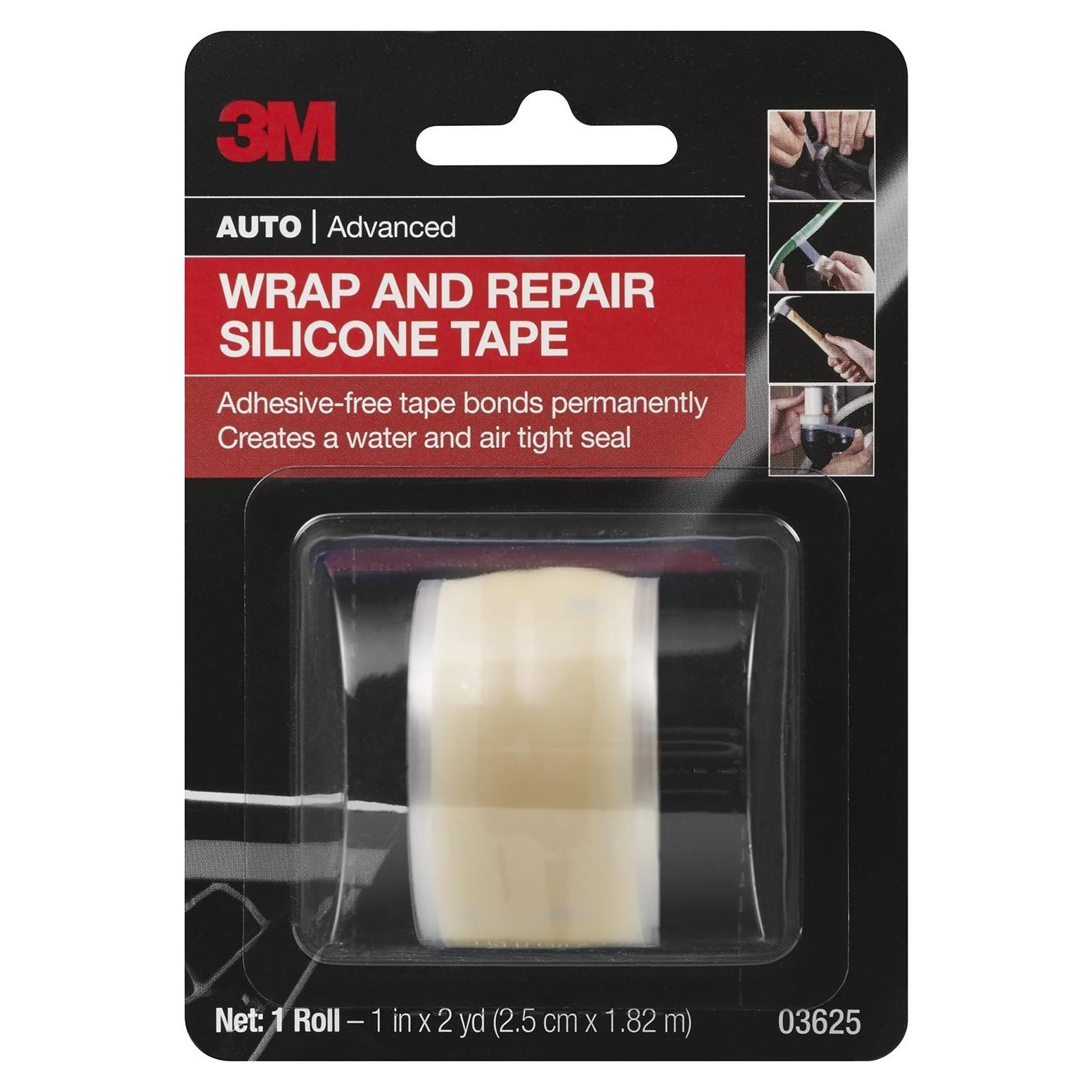 Cinta de Silicona 3M Wrap and Repair 1.83 m Transparente