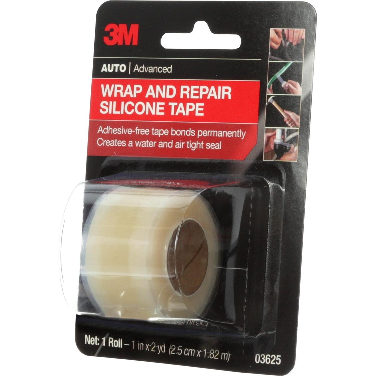 Cinta de Silicona 3M Wrap and Repair 1.83 m Transparente