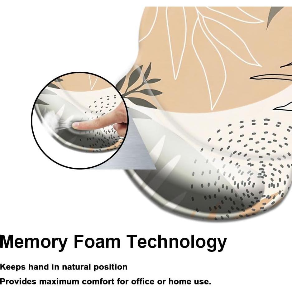 Alfombrilla de Ratón HOPONY con Soporte Ergonómico para Muñeca