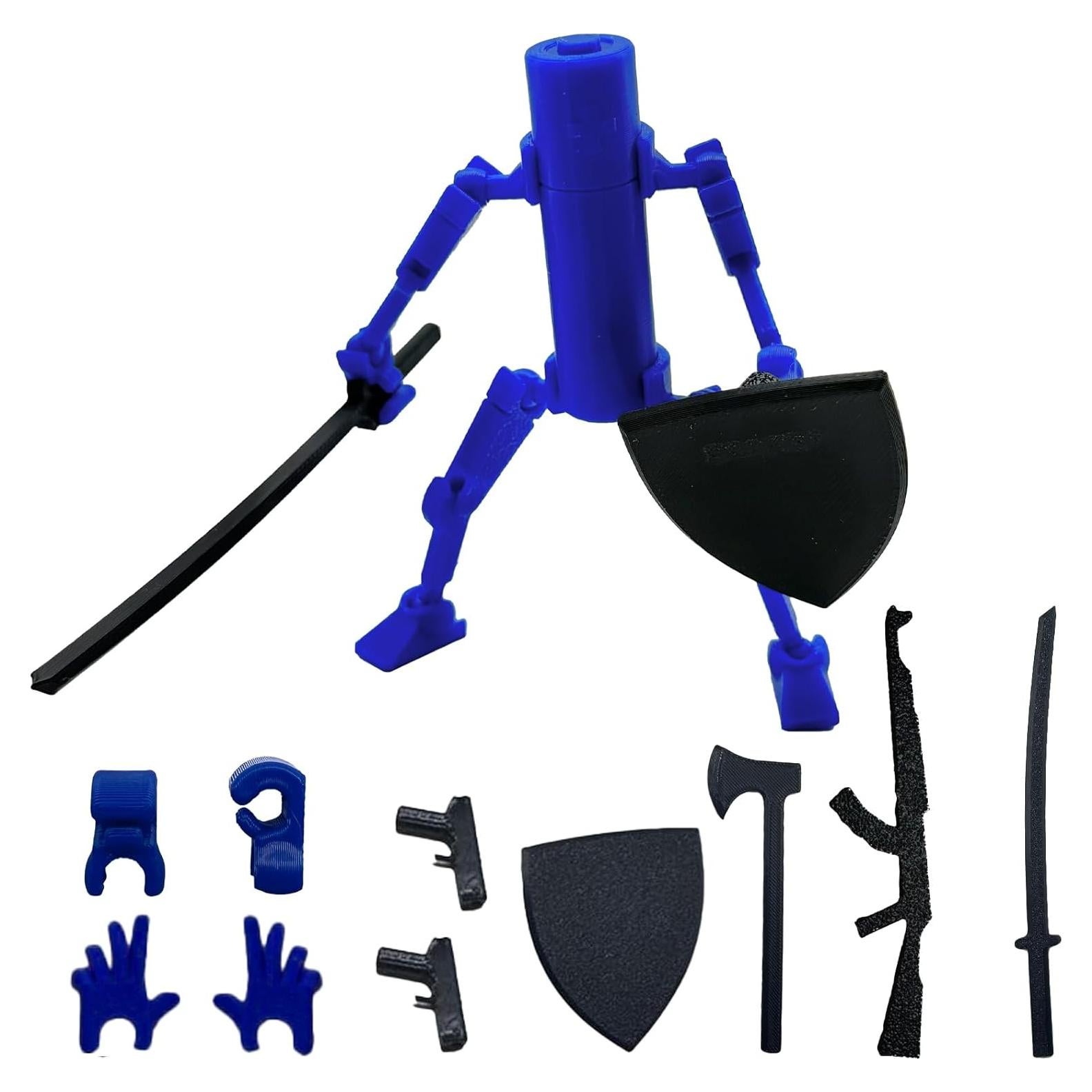 Robot Móvil 3D Enttgo T13 Juguete Creativo Azul