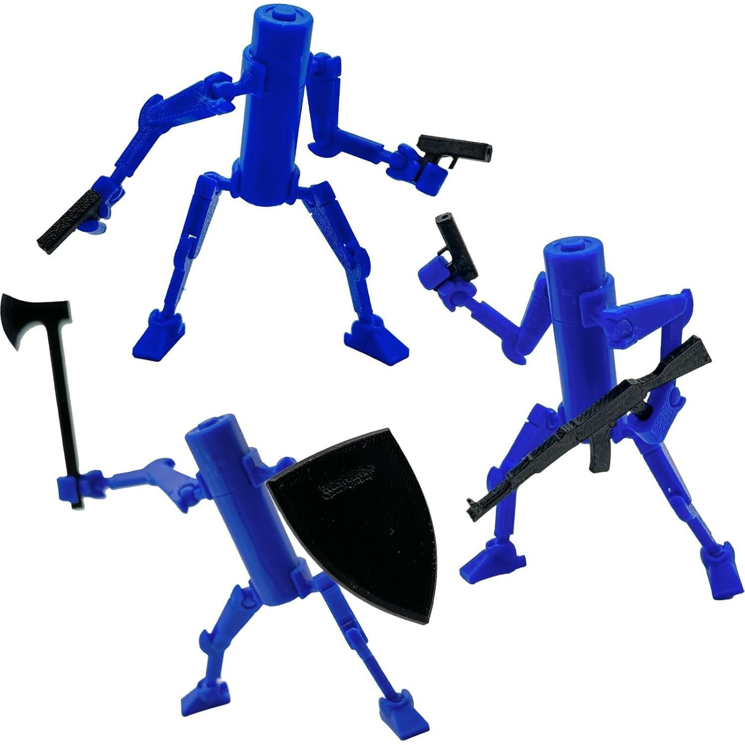 Robot Móvil 3D Enttgo T13 Juguete Creativo Azul