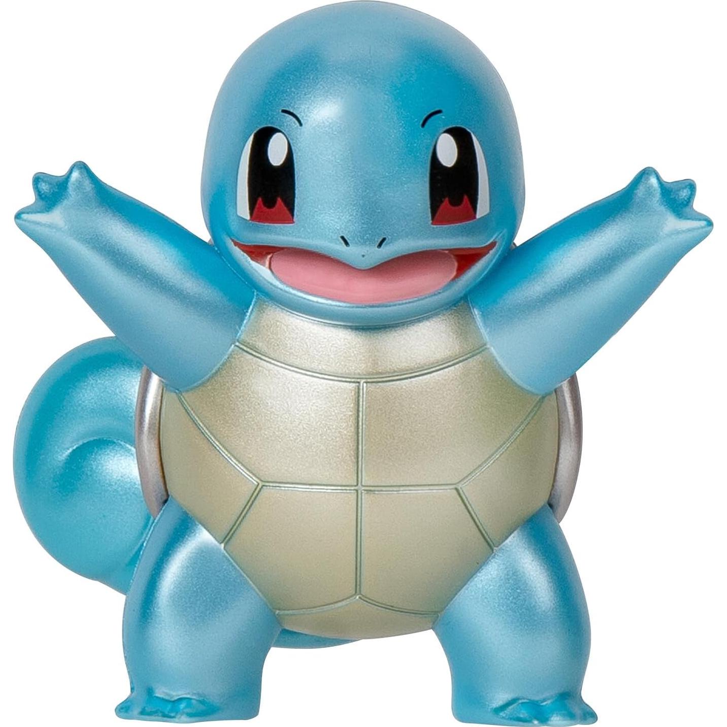 Paquete de Batalla Metálico Select Pokémon - 4 Figuras 7.5 cm