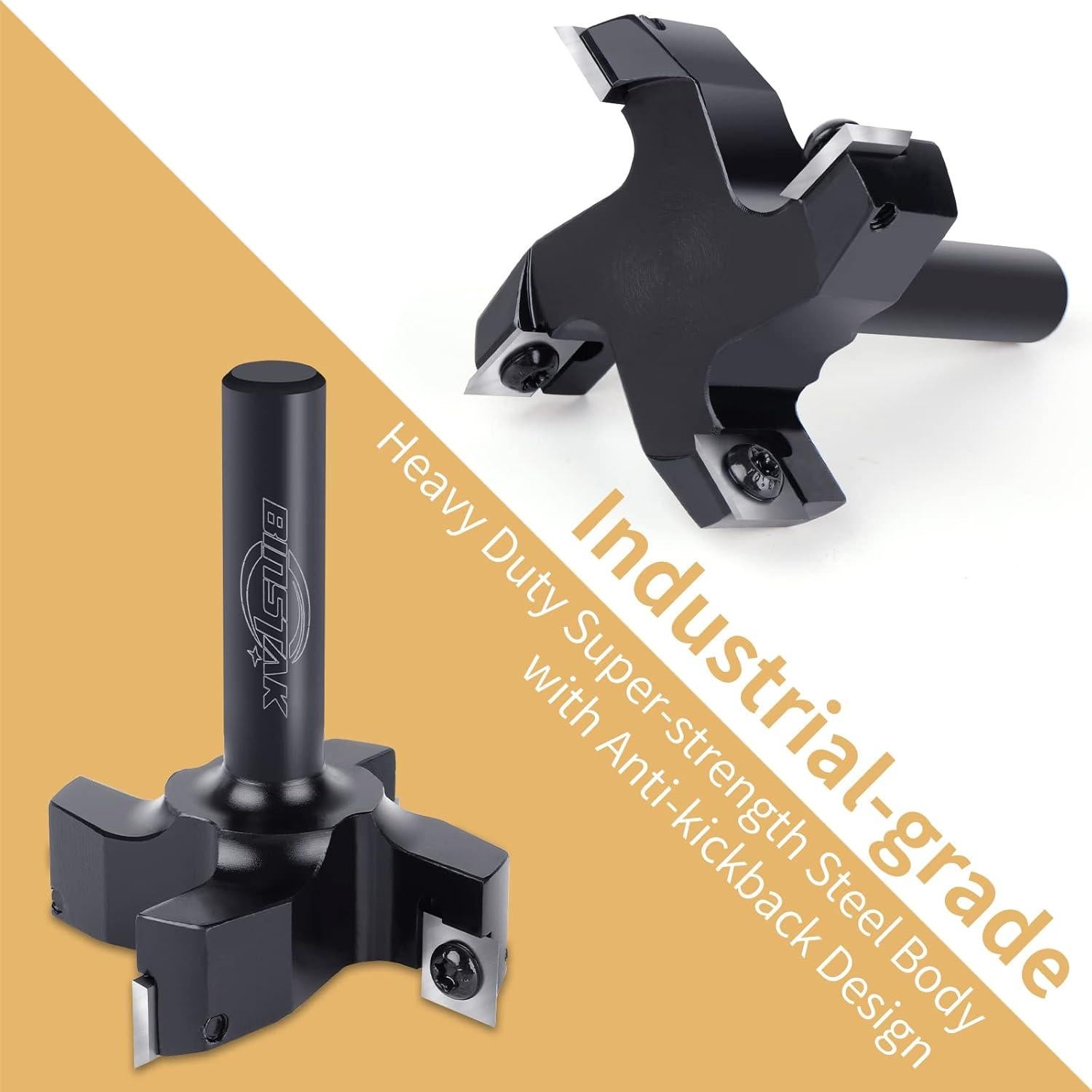 Fresa de Superficie BINSTAK 6,35 cm Carburo 4 Alas CNC