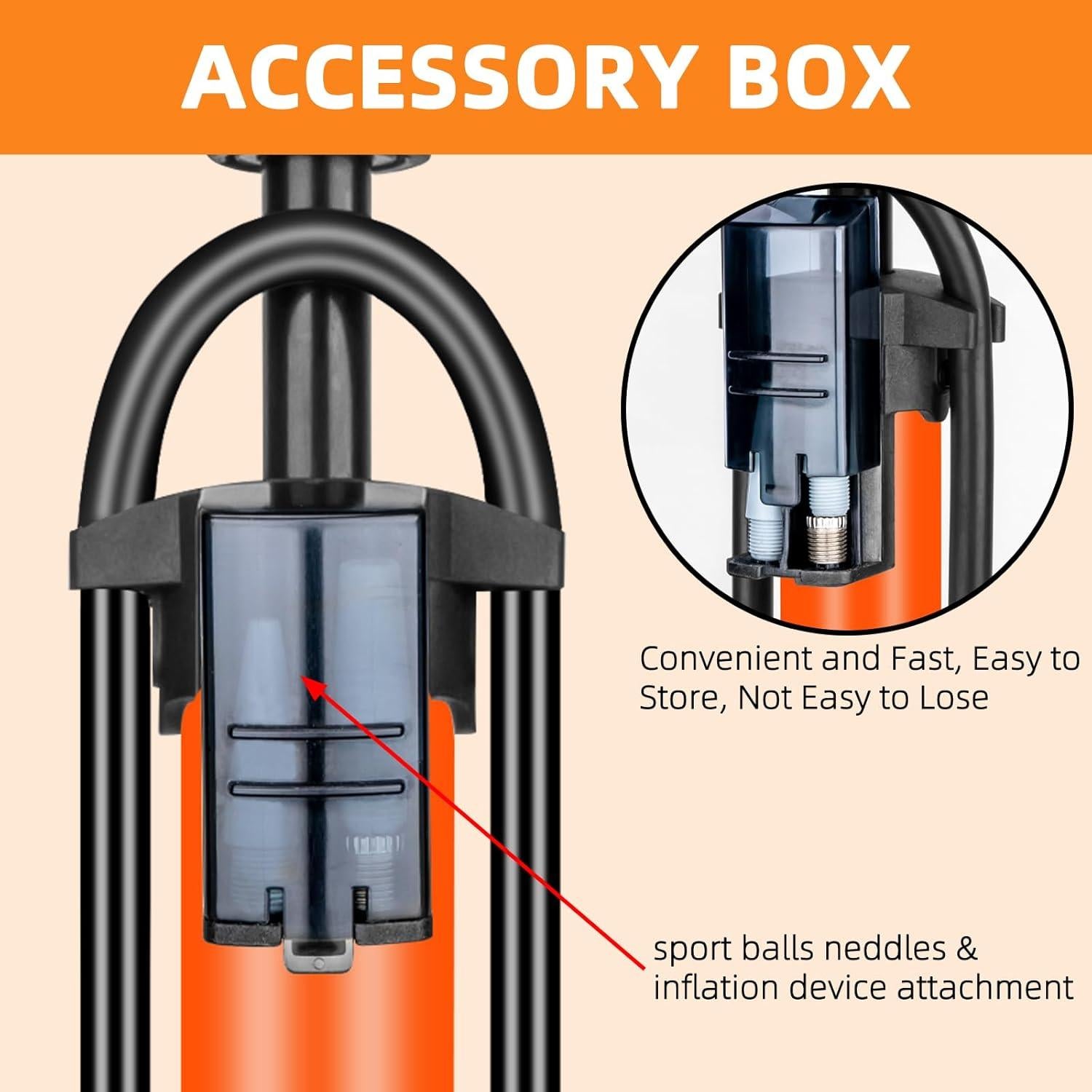 Bomba de Bicicleta TOOLITIN con Manómetro 160 PSI Aluminio
