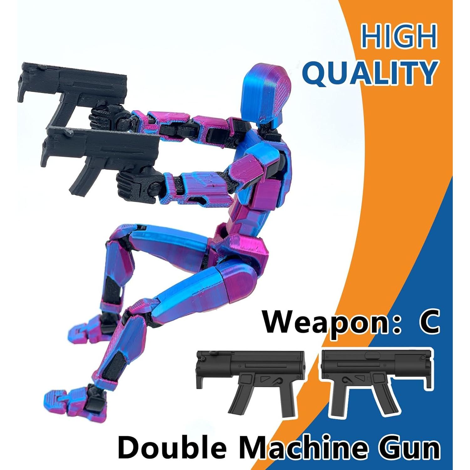 Figura de Acción T13 Qoopower Robot Articulado con Armas