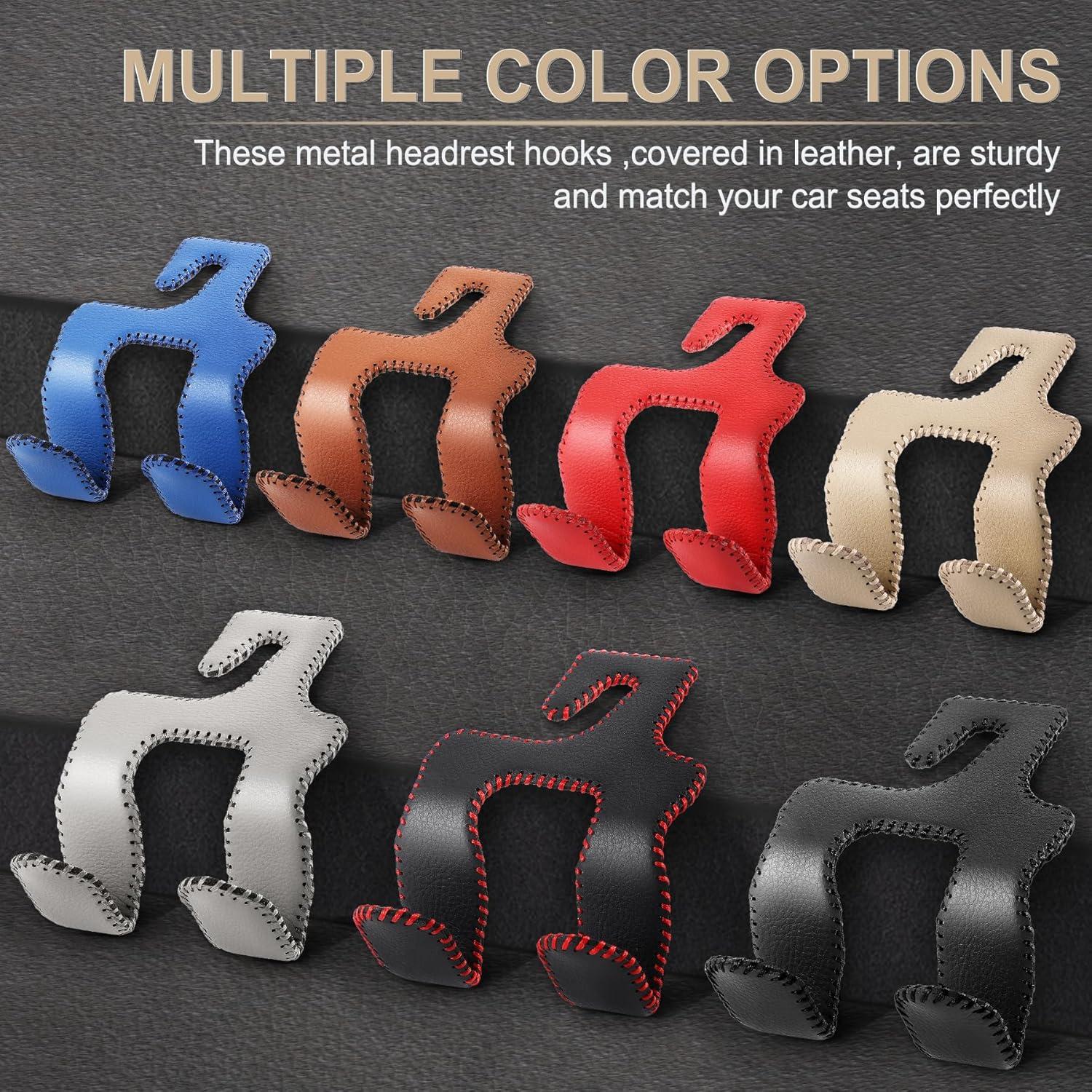 Gancho de reposacabezas LivTee 2 en 1 para auto - Beige