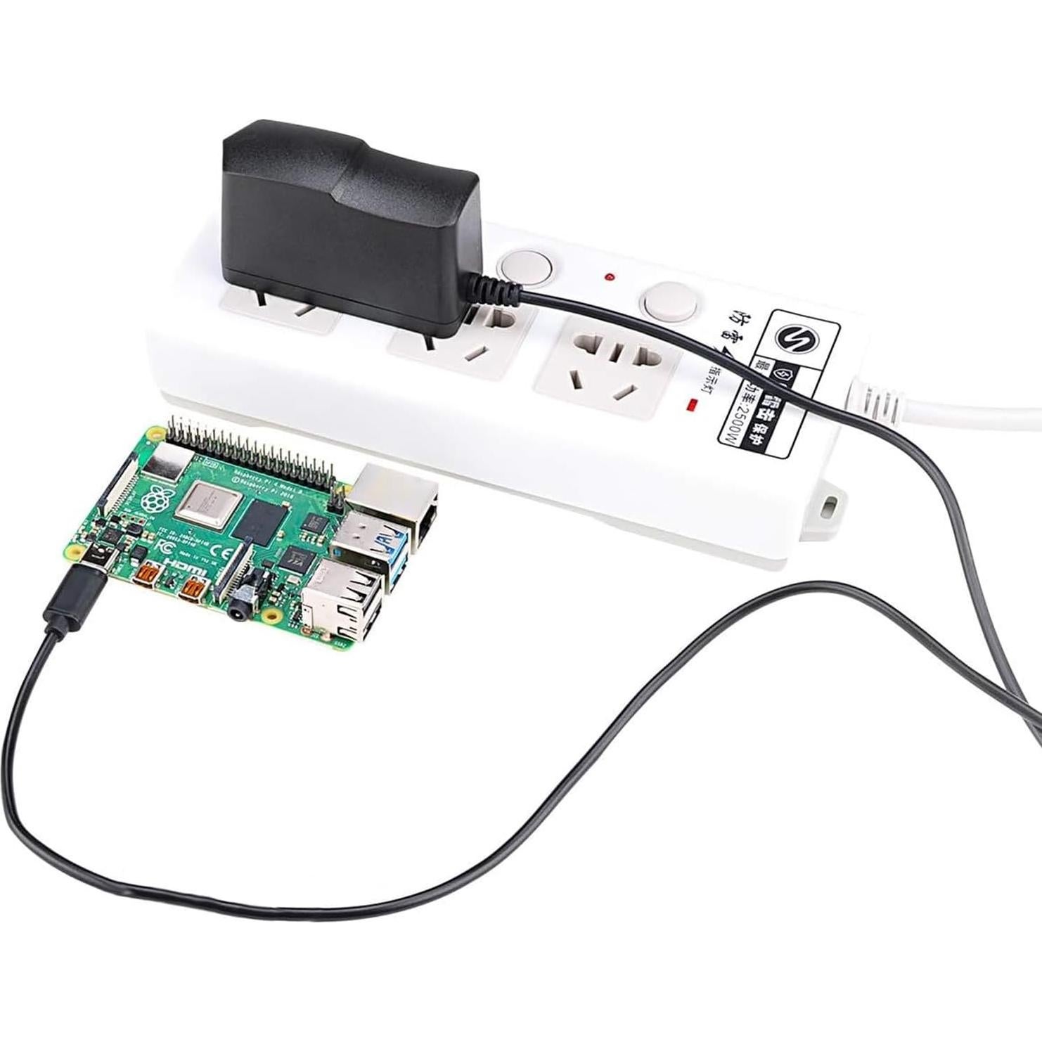 Adaptador de Alimentación 15W Tipo C para Raspberry Pi 4 - 5V 3A