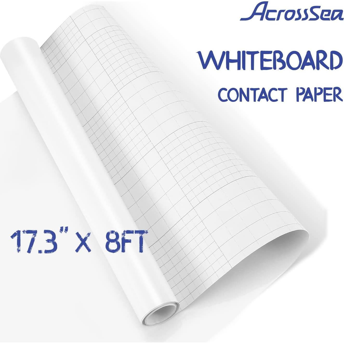 Papel Pizarra Blanca Autoadhesivo AcrossSea 243.84 cm