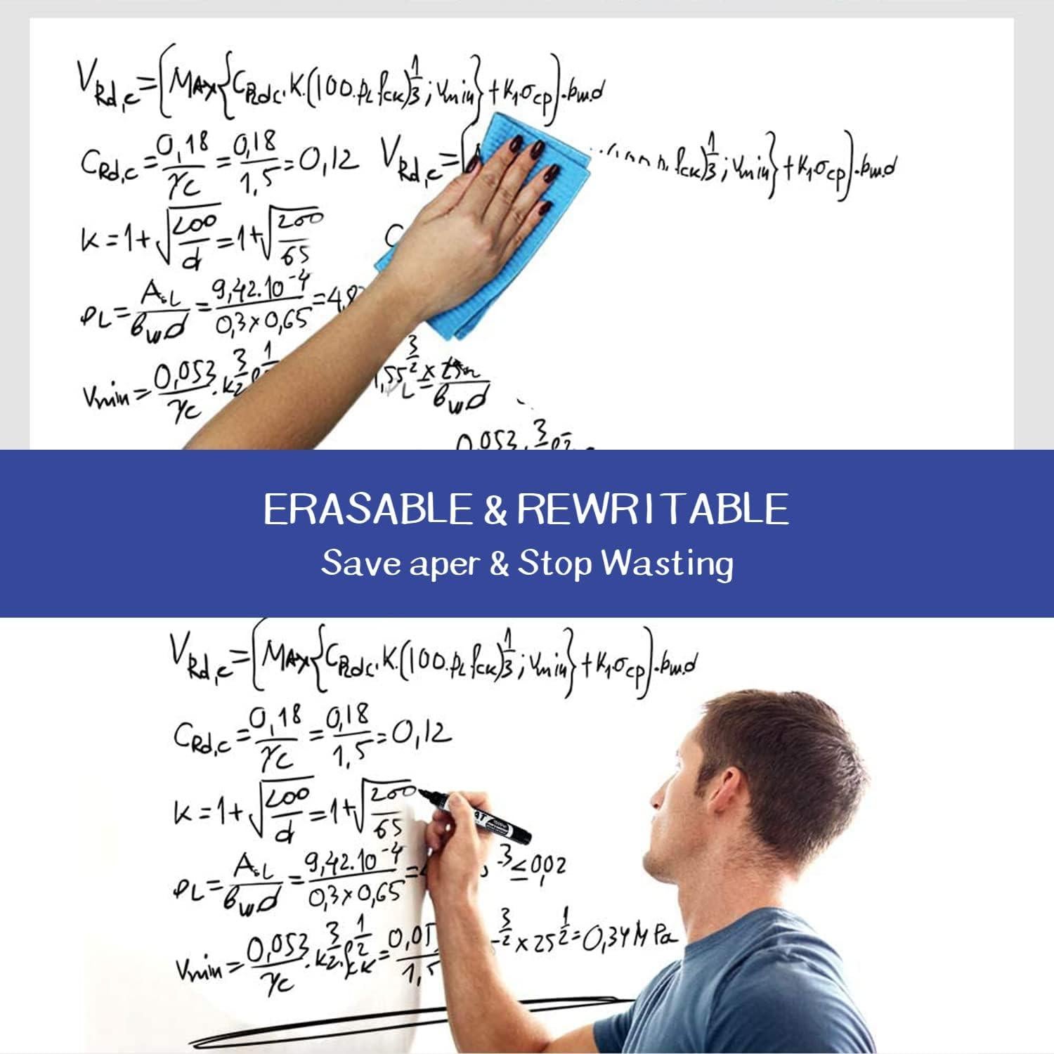 Papel Pizarra Blanca Autoadhesivo AcrossSea 243.84 cm