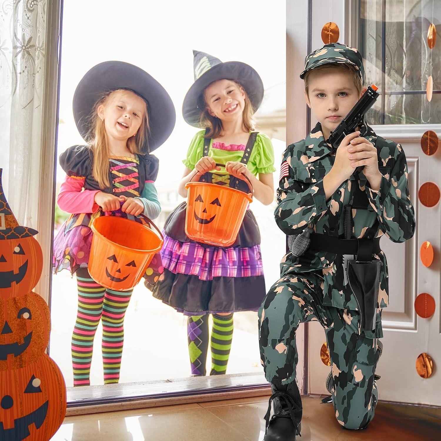 Disfraz de Soldado del Ejército Lumiparty para Niños 5-14 Años