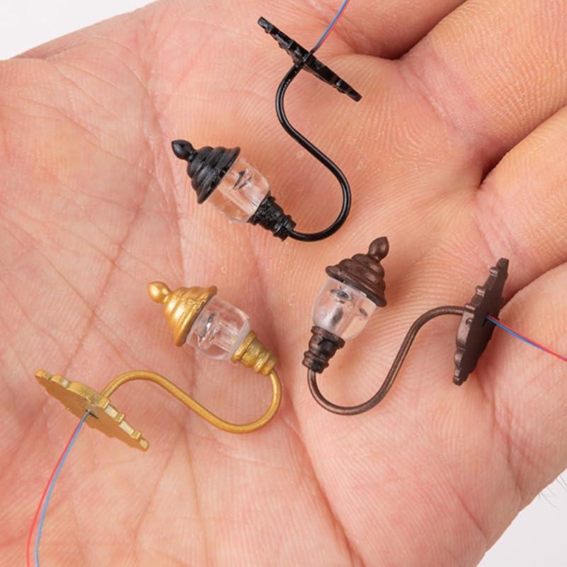 Apliques de Pared Miniatura DOITOOL 2.2x2.7cm Dorado 4Pcs