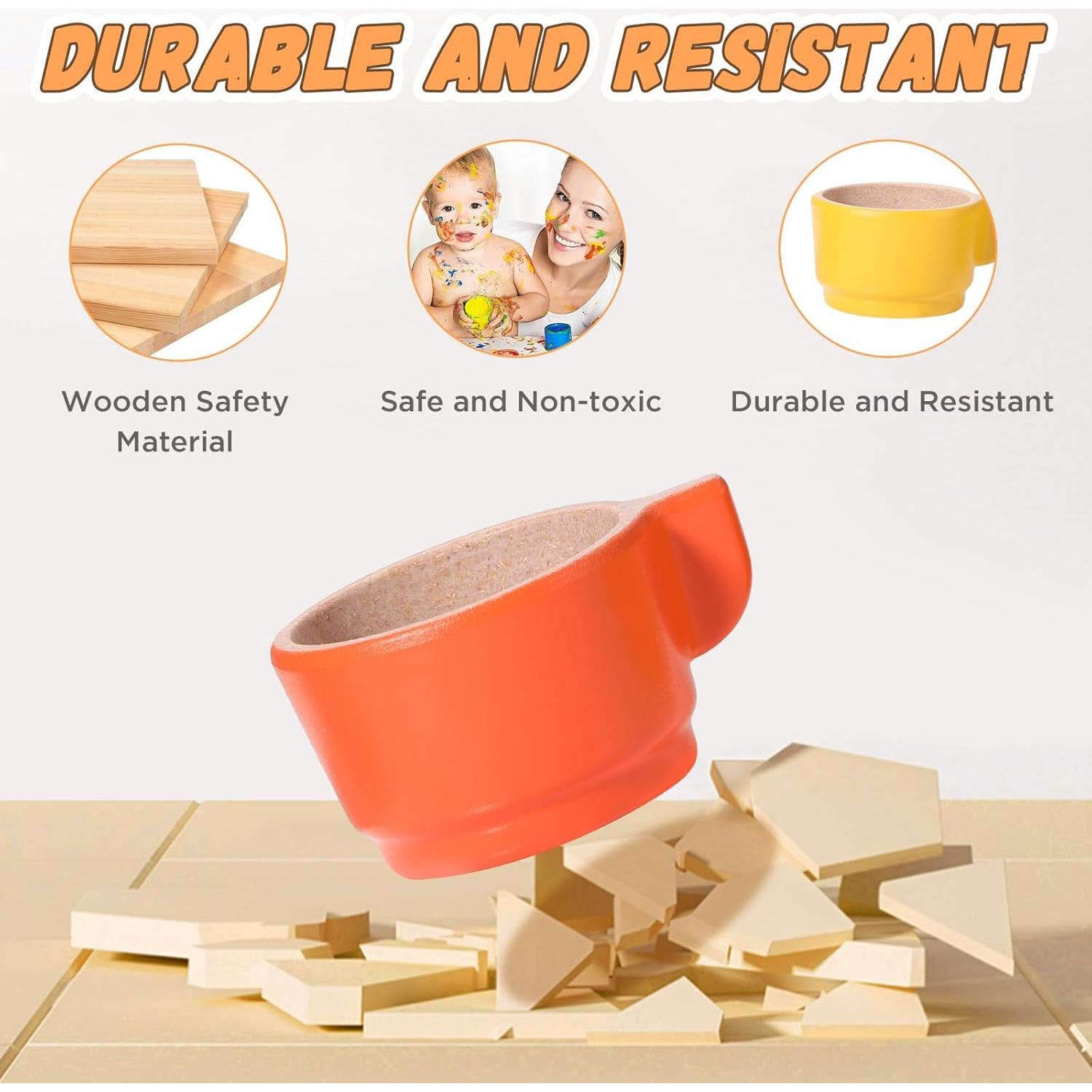 Conjunto de Comida de Madera GAGAKU 26PCS para Cocina Infantil