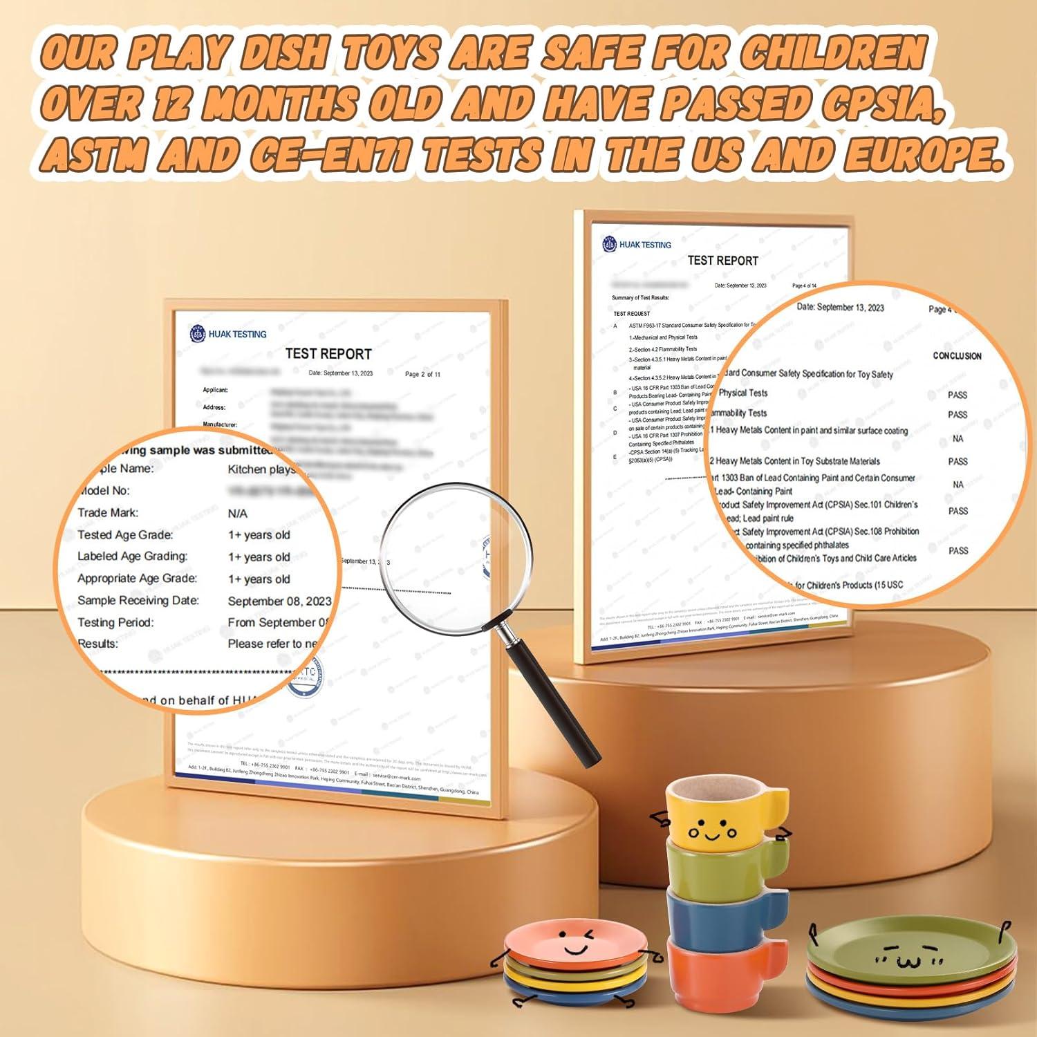 Conjunto de Comida de Madera GAGAKU 26PCS para Cocina Infantil