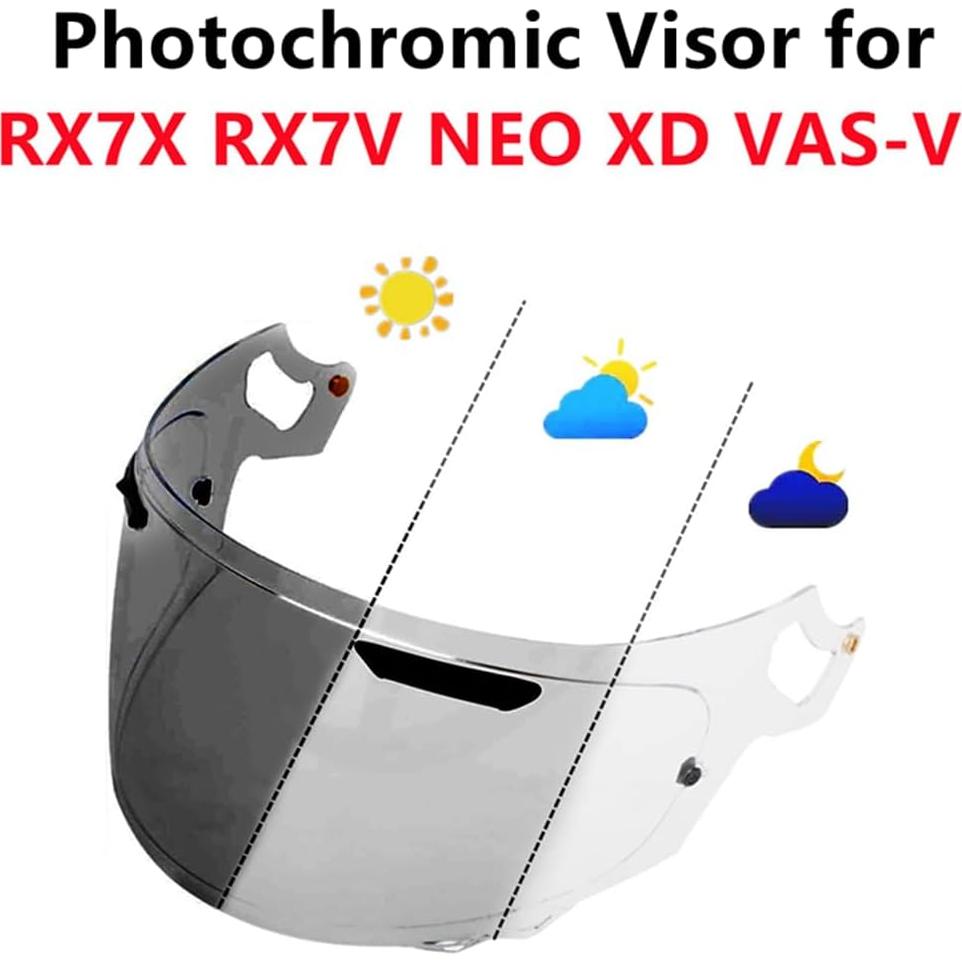 Escudo Fotoquímico BSTOP para Casco RX-7X Universal