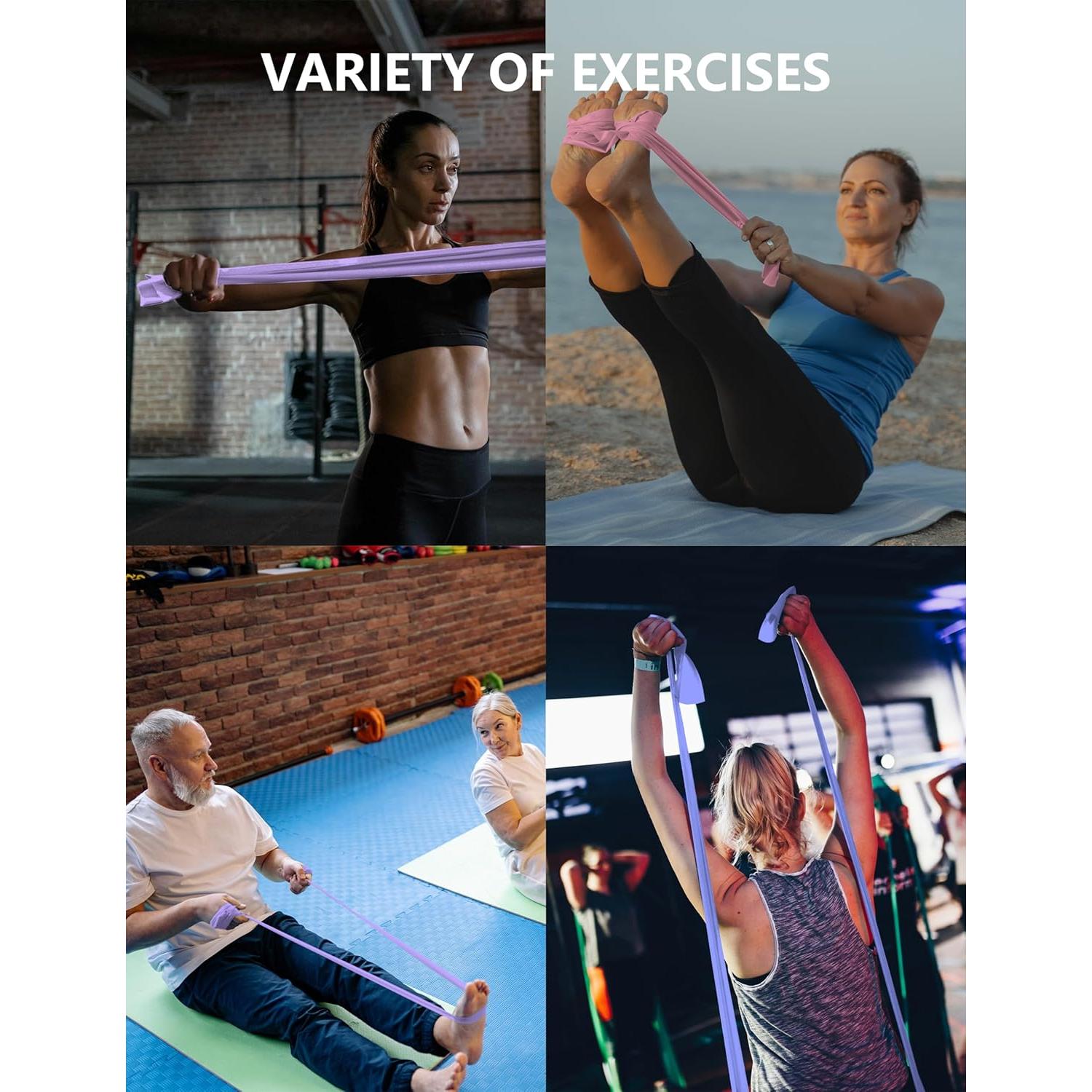 Bandas de Resistencia HAFITH - Set 5 Niveles para Mujeres