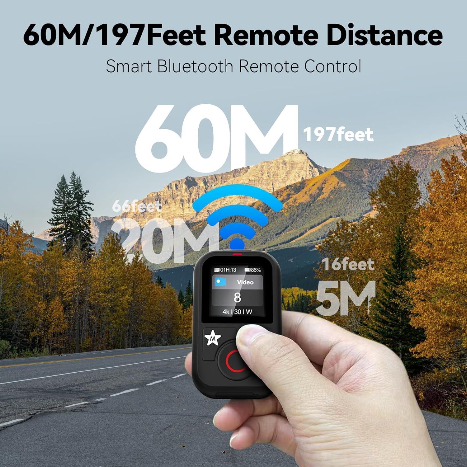 Control Remoto Inalámbrico TELESIN T13 para GoPro | Impermeable