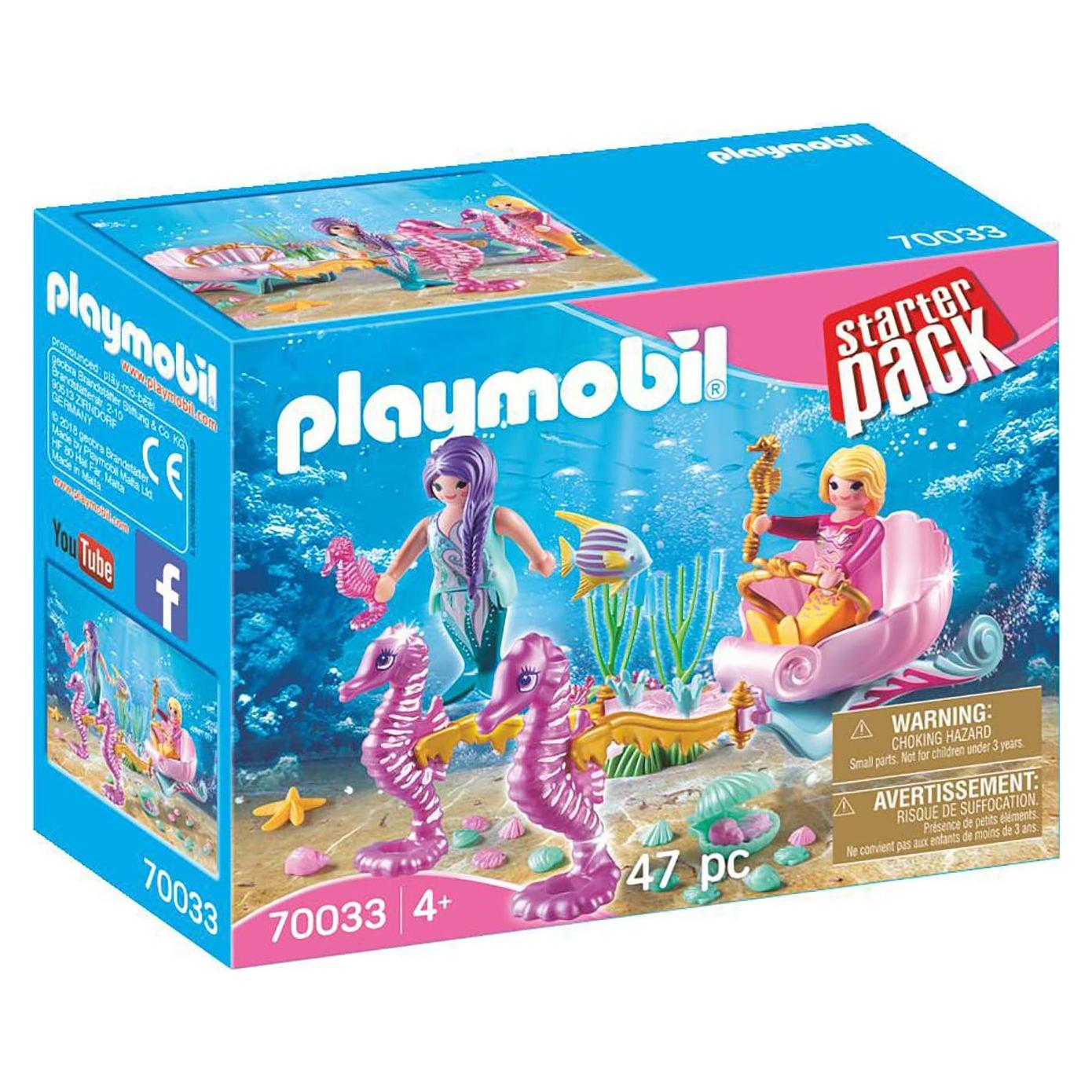 Carroza de Caballito de Mar Playmobil 70033 con Sirenas