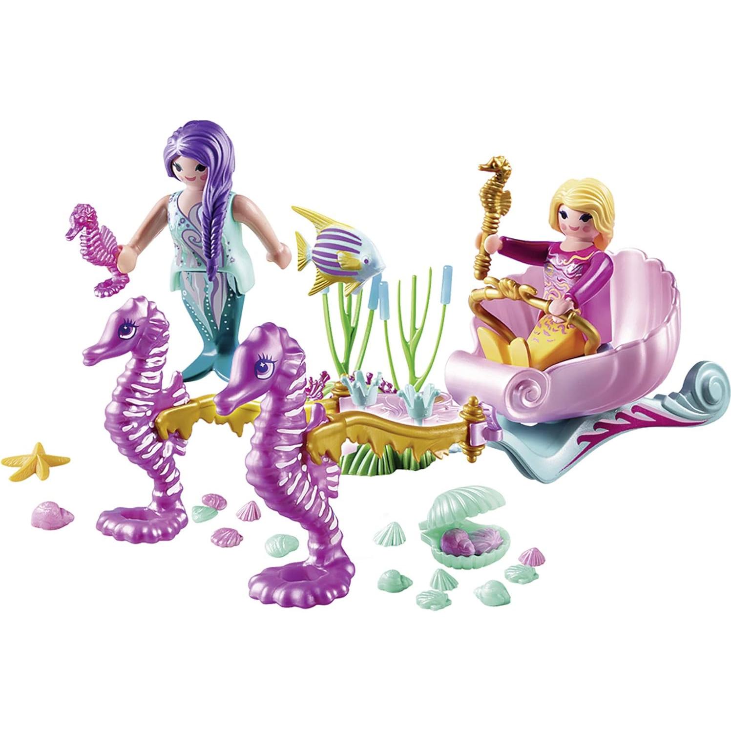 Carroza de Caballito de Mar Playmobil 70033 con Sirenas