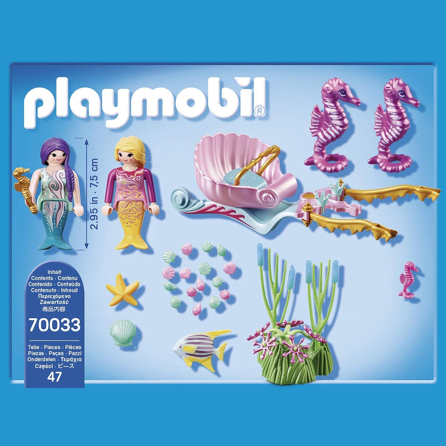 Carroza de Caballito de Mar Playmobil 70033 con Sirenas