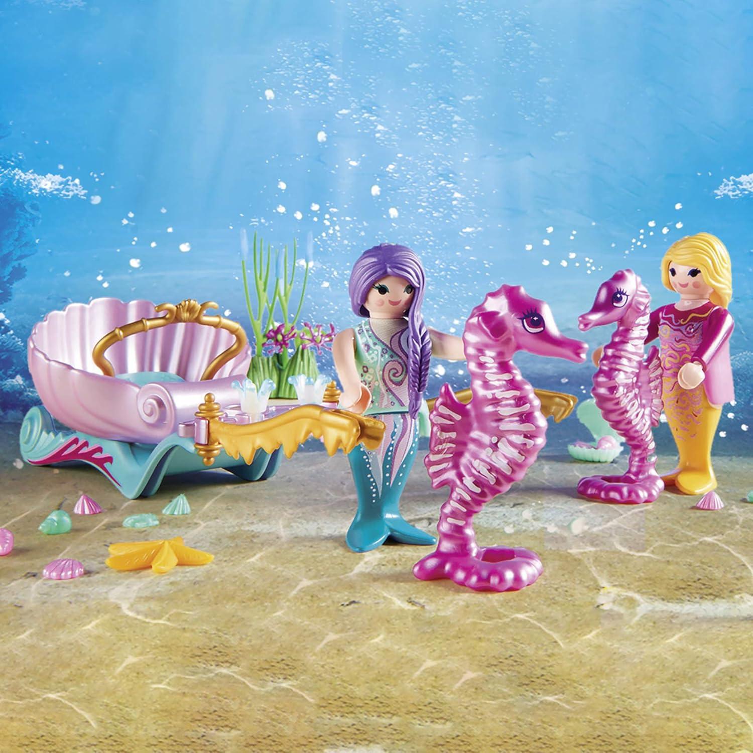 Carroza de Caballito de Mar Playmobil 70033 con Sirenas