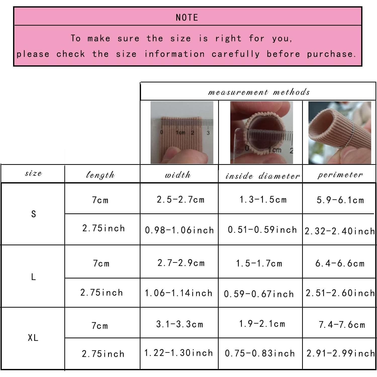 Protectores de Dedos de Gel Makhry - 4 Piezas Tamaño Pequeño