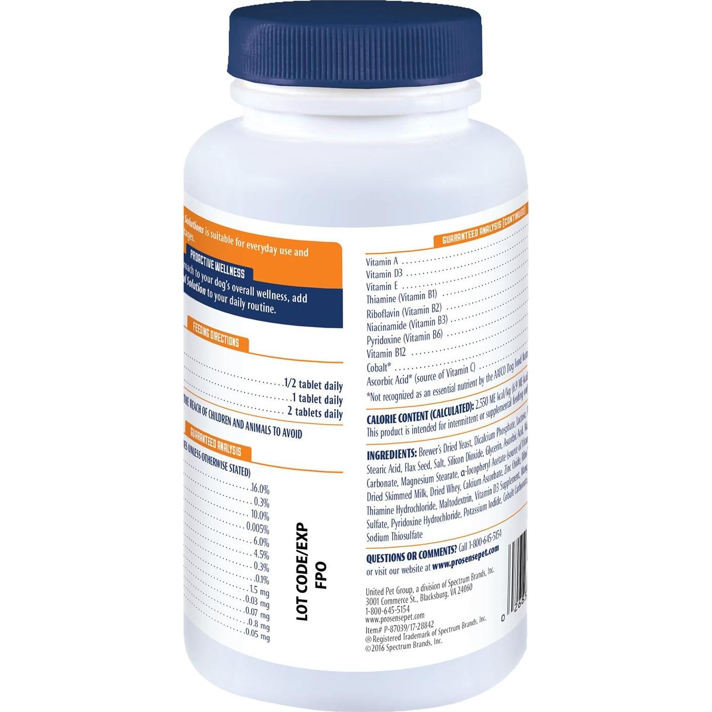 ProSense Vitaminas Masticables para Perros 90 Tabletas