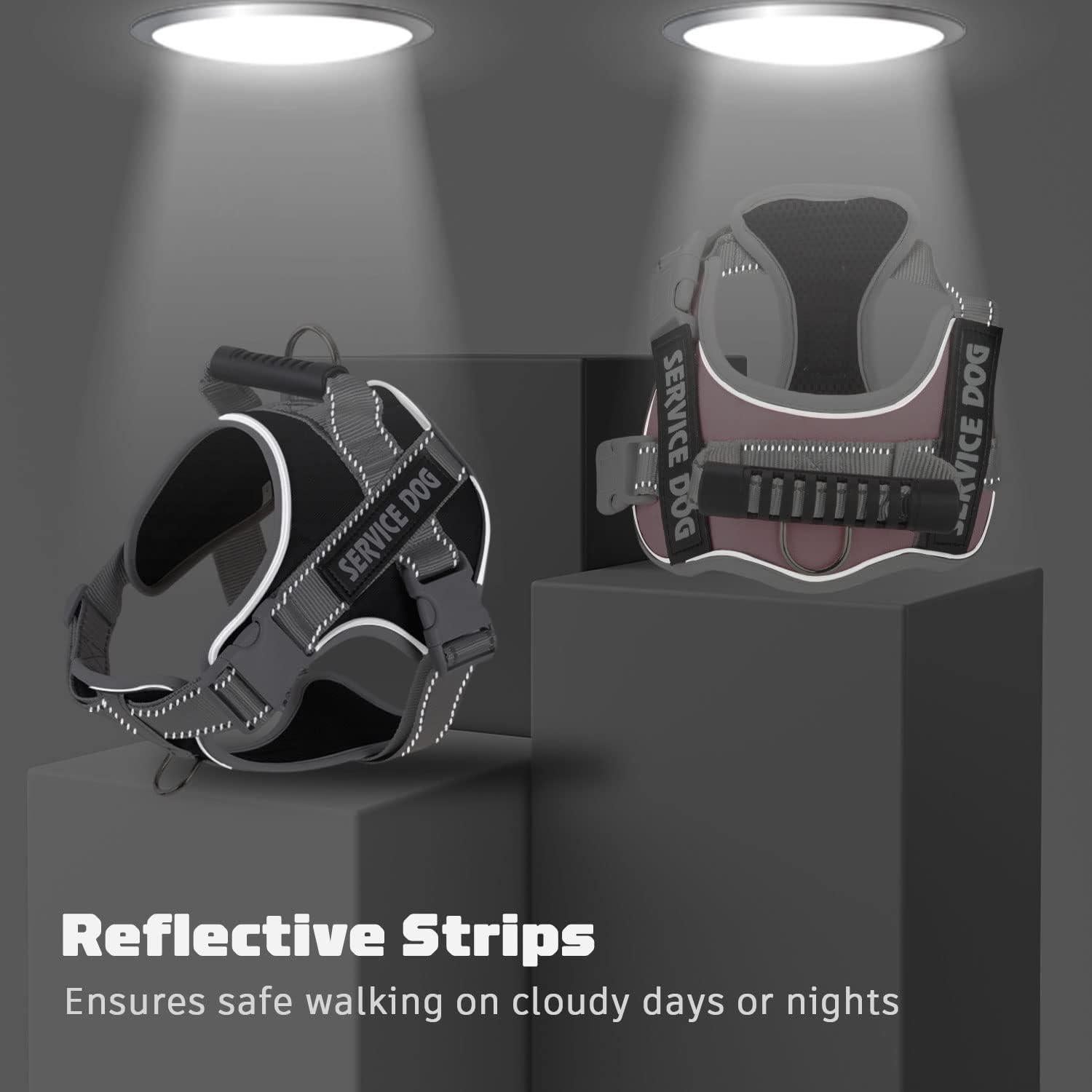 Arnés de Chaleco HUSDOW para Perros Ajustable y Reflectante XS