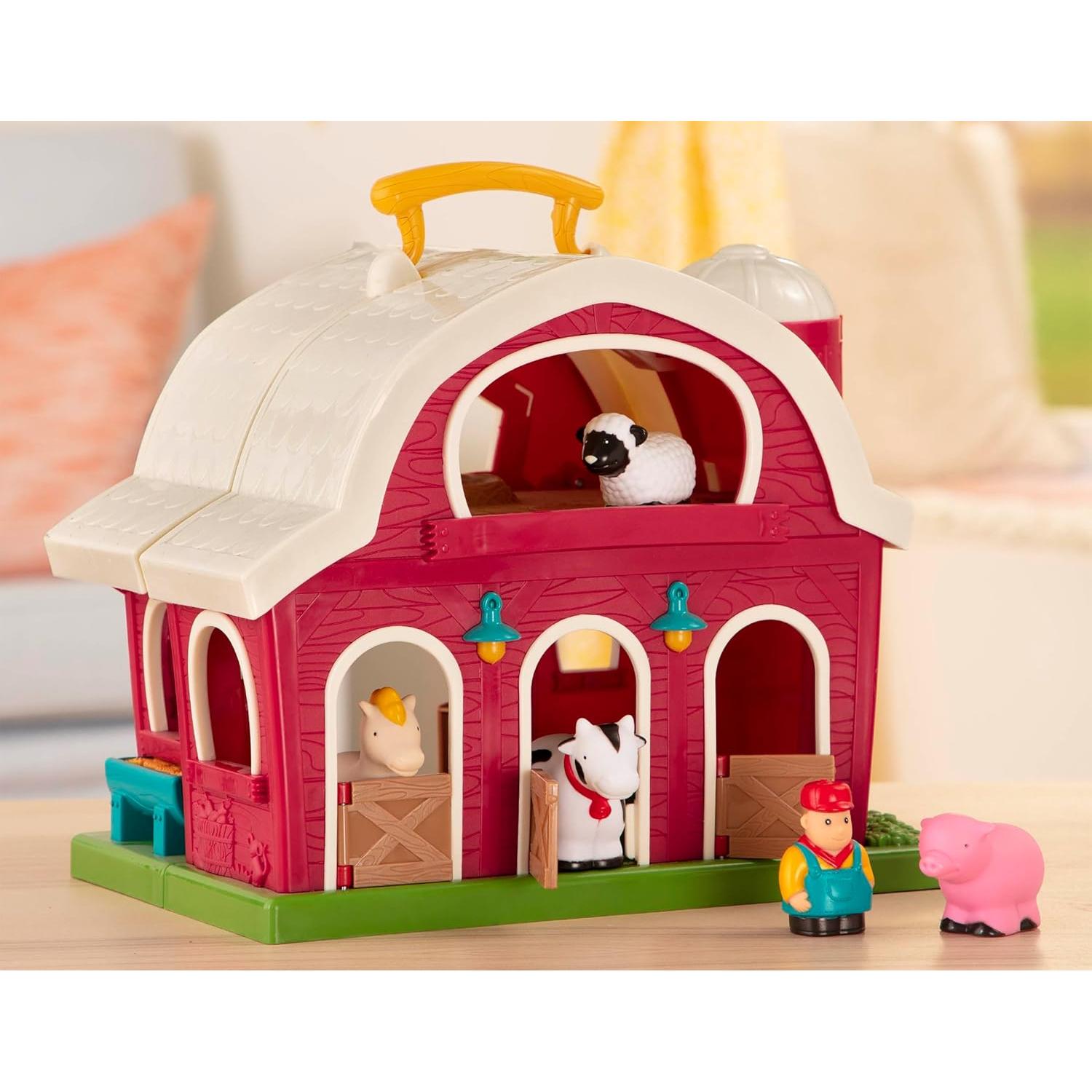 Granja Grande Roja Battat - Juguete Educativo 18 meses+