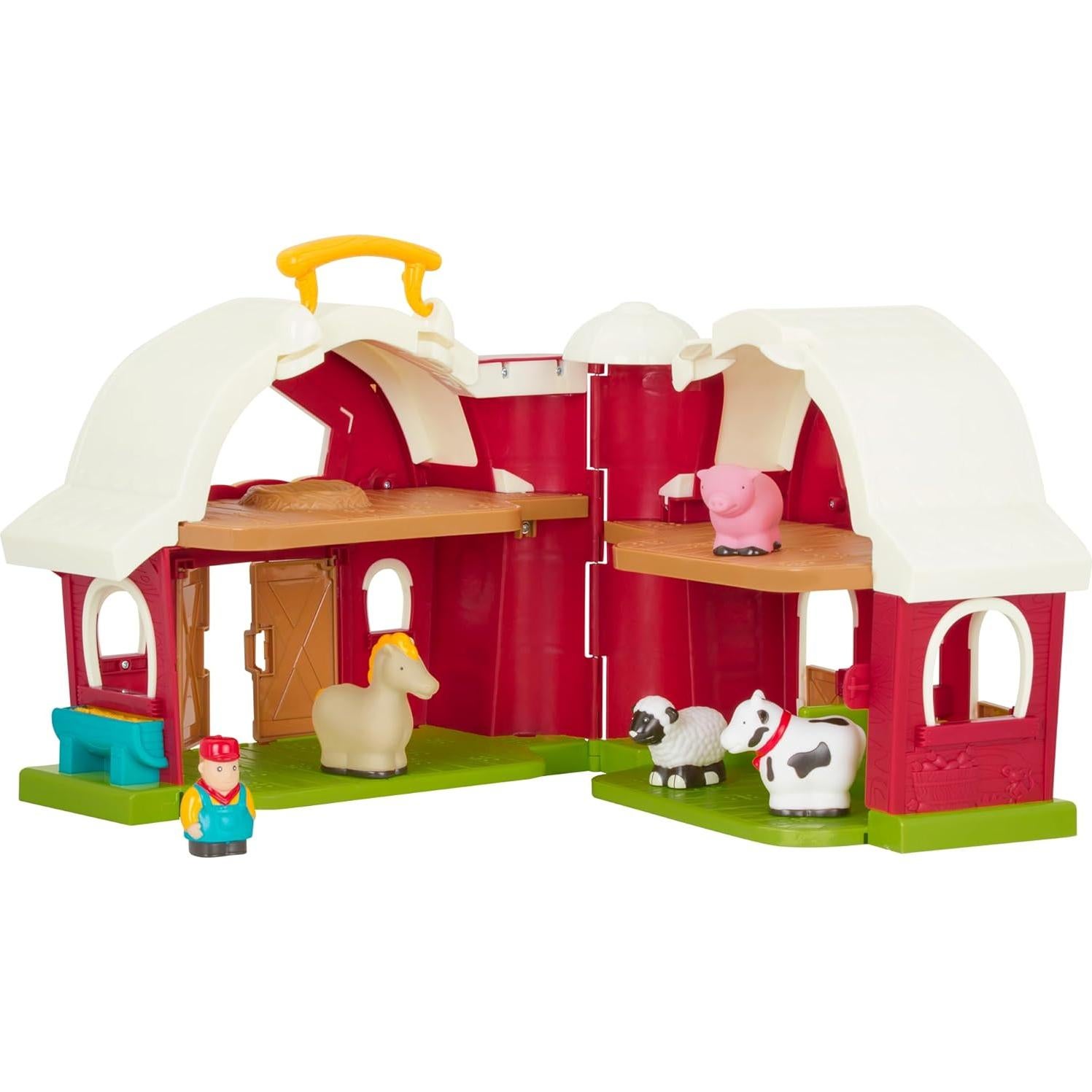 Granja Grande Roja Battat - Juguete Educativo 18 meses+