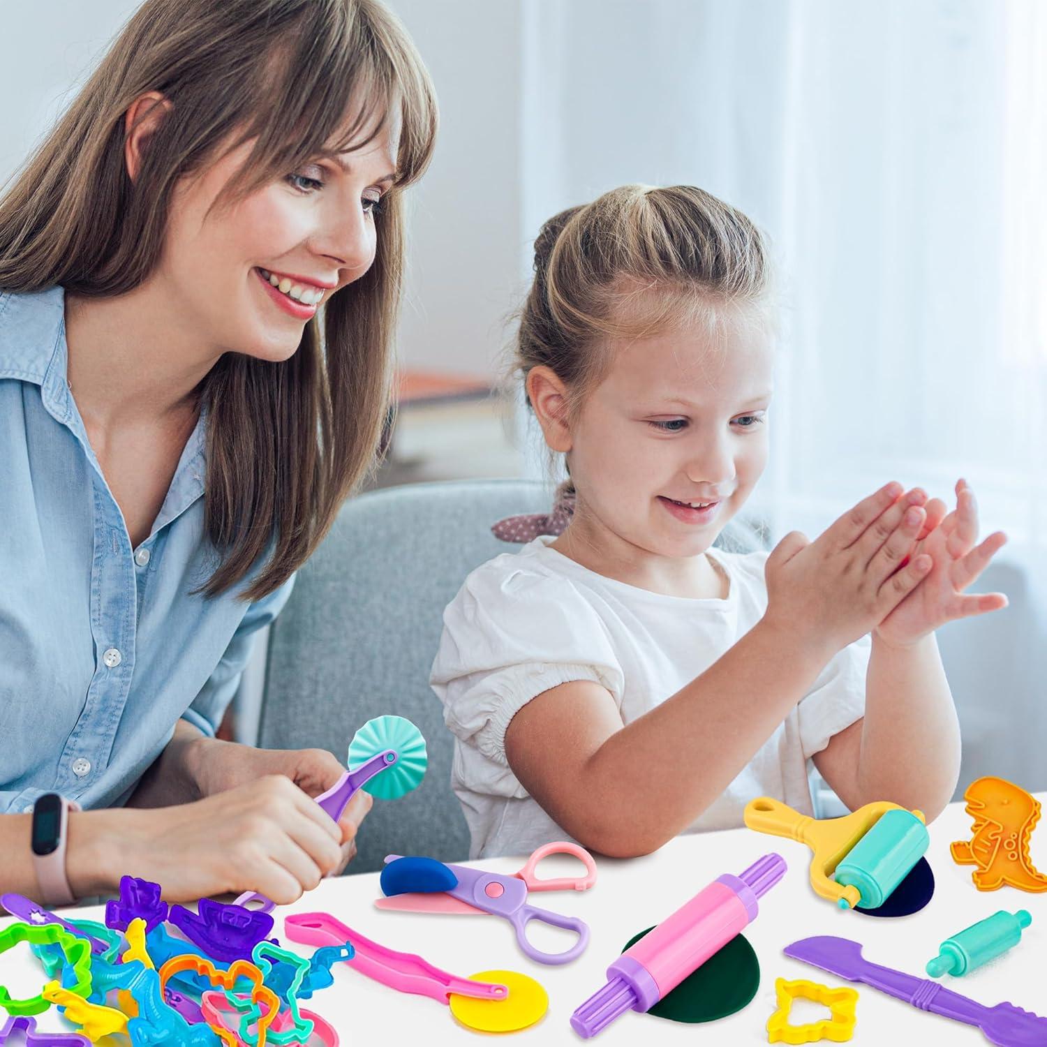 Set de Herramientas de Plastilina Oun Nana 22 Pcs para Niños