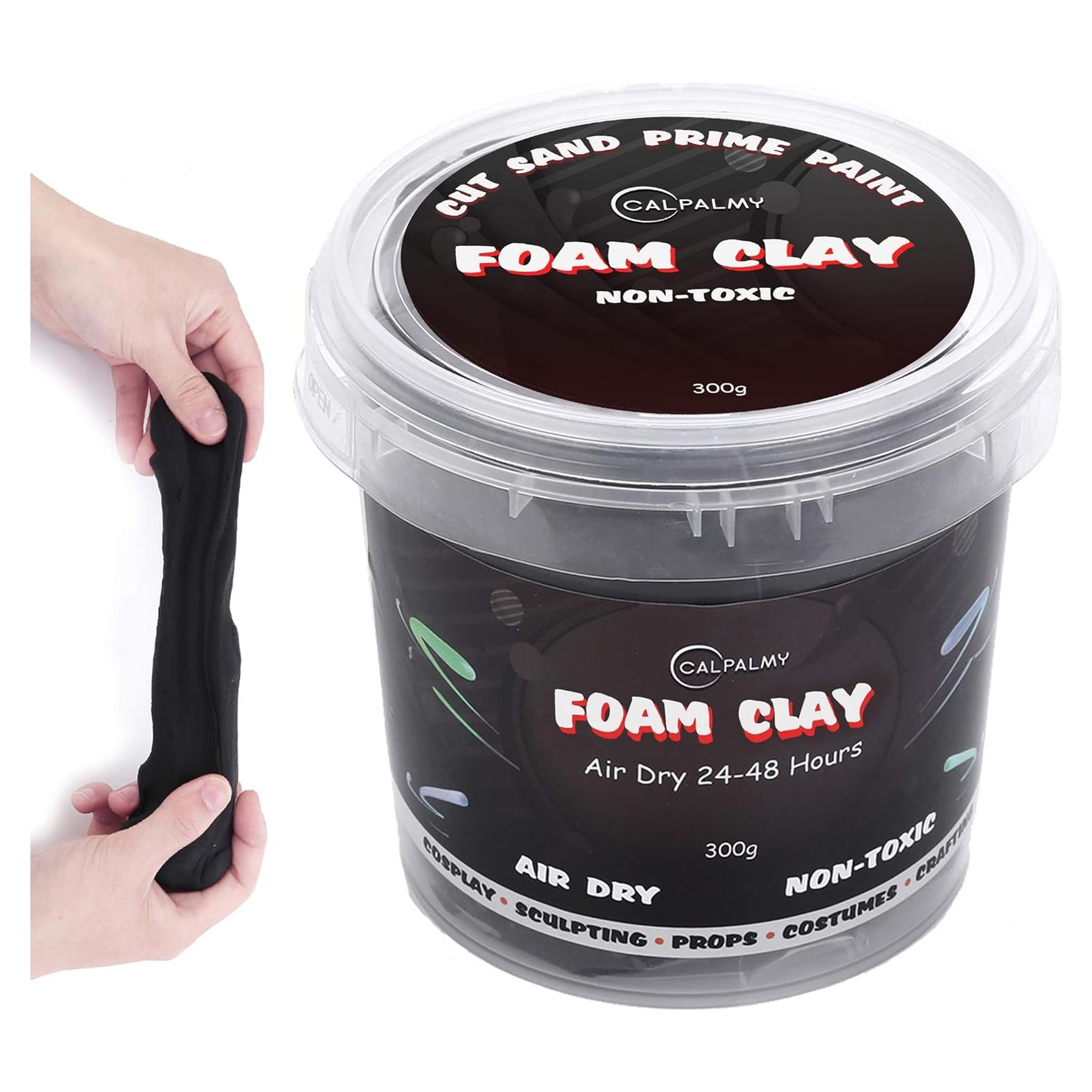 Arcilla de Espuma Moldeable CALPALMY 300g Negra para Cosplay