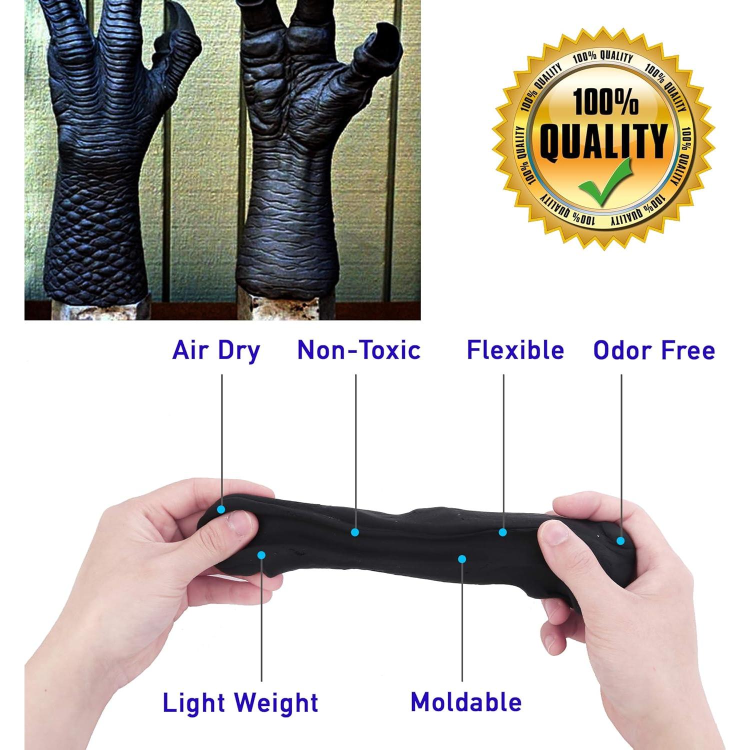 Arcilla de Espuma Moldeable CALPALMY 300g Negra para Cosplay