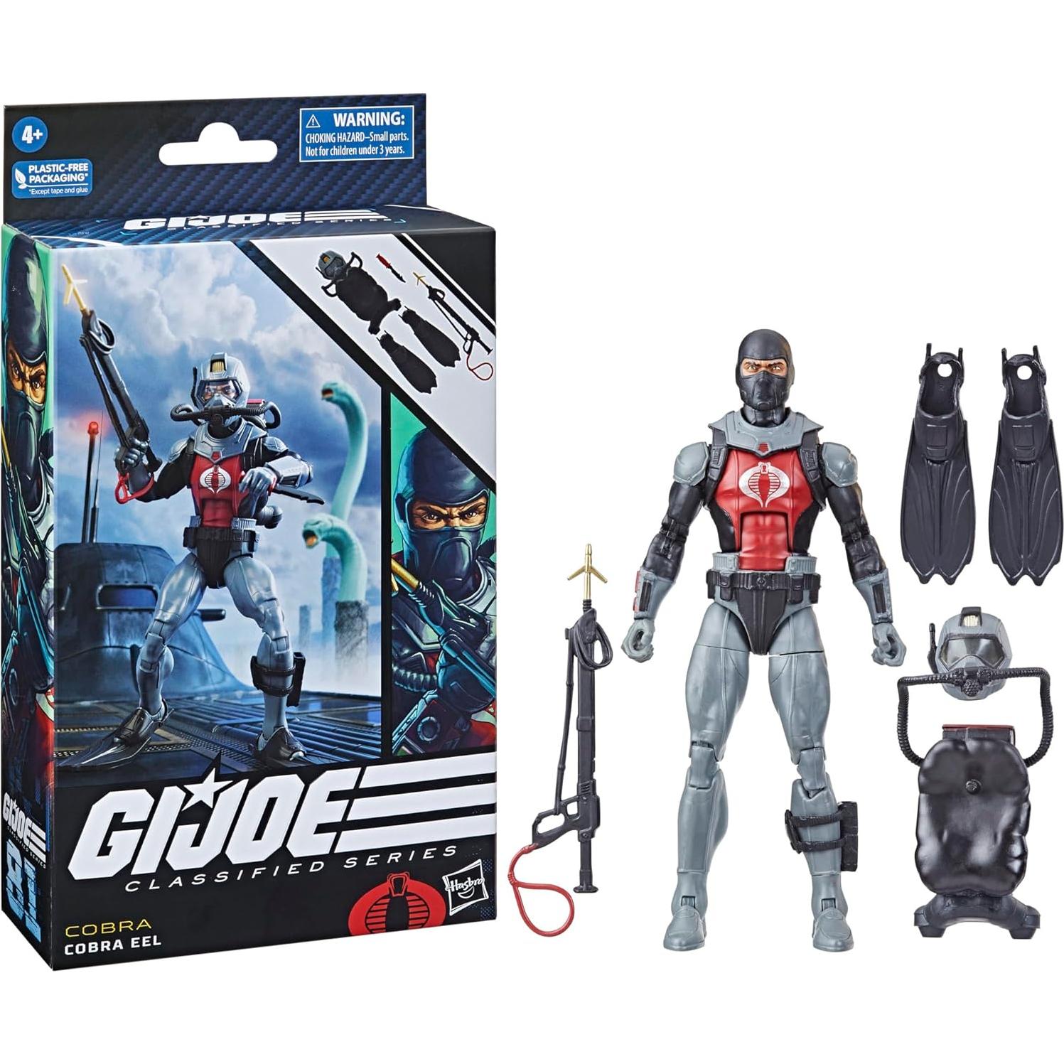 Figura de Acción G.I. Joe Cobra EEL 15 cm con Accesorios