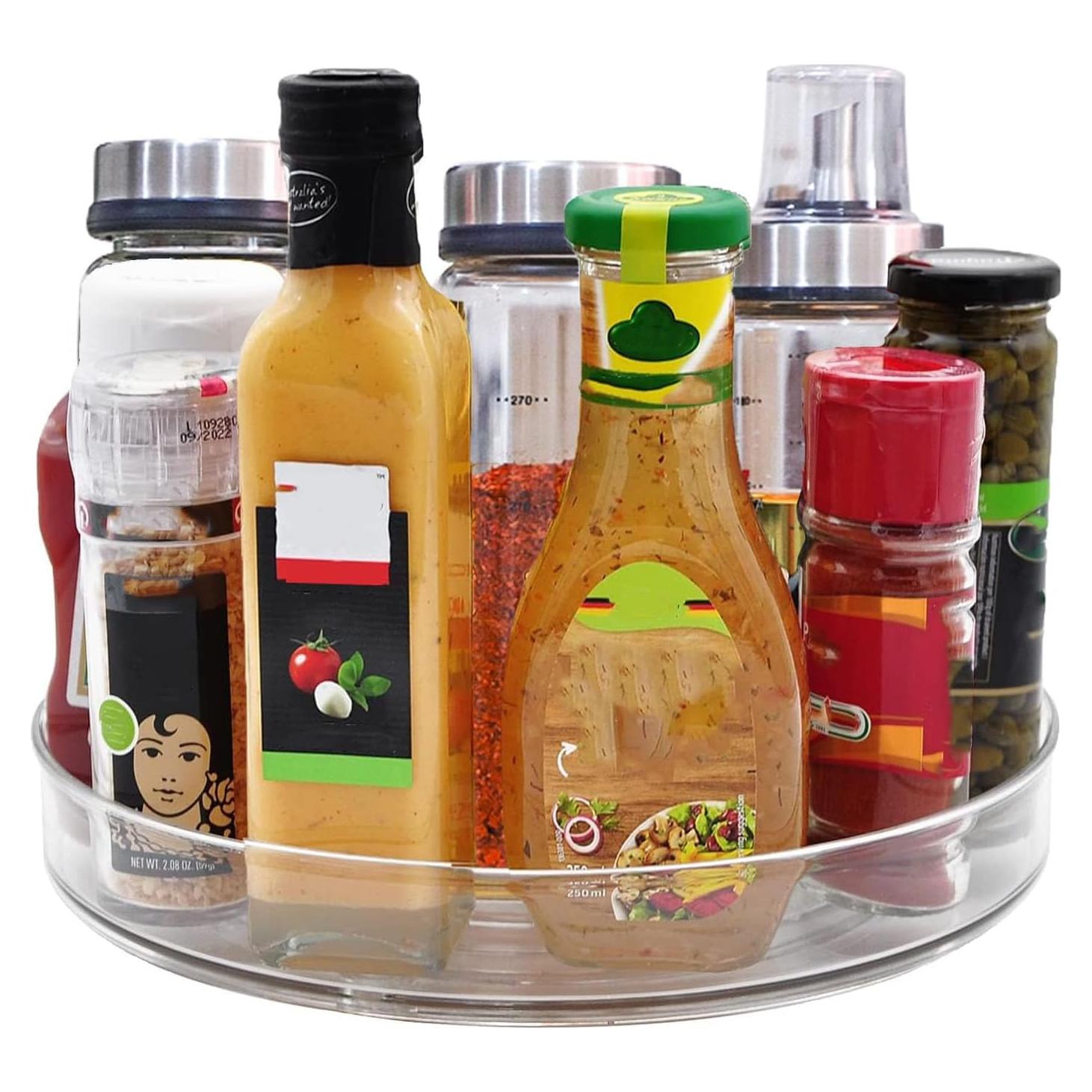 Organizador Giratorio Claro BuRuiJi 1 Nivel 23 cm Antideslizante