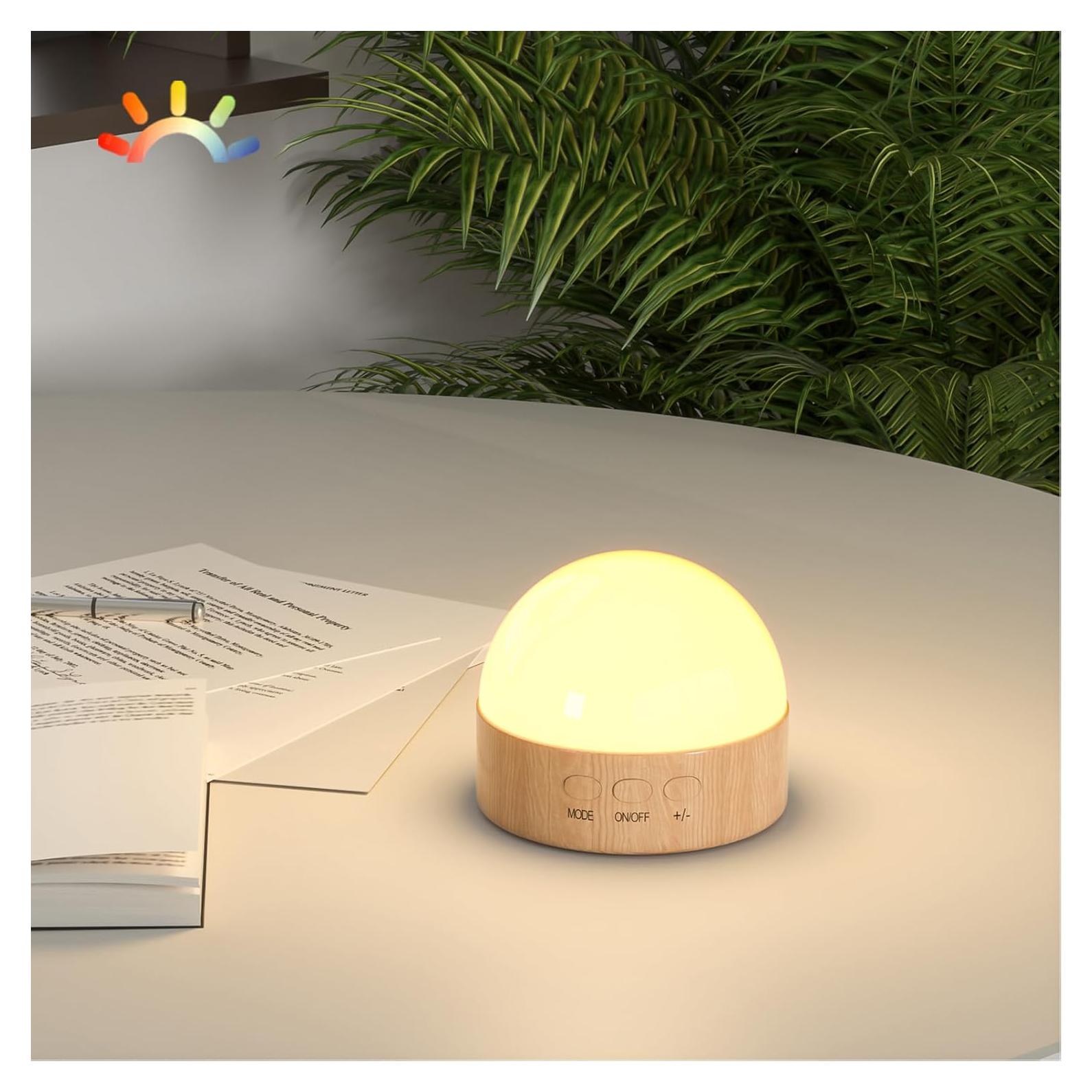 Luz Nocturna LED Kintion Regulable 8 Colores 1800mAh