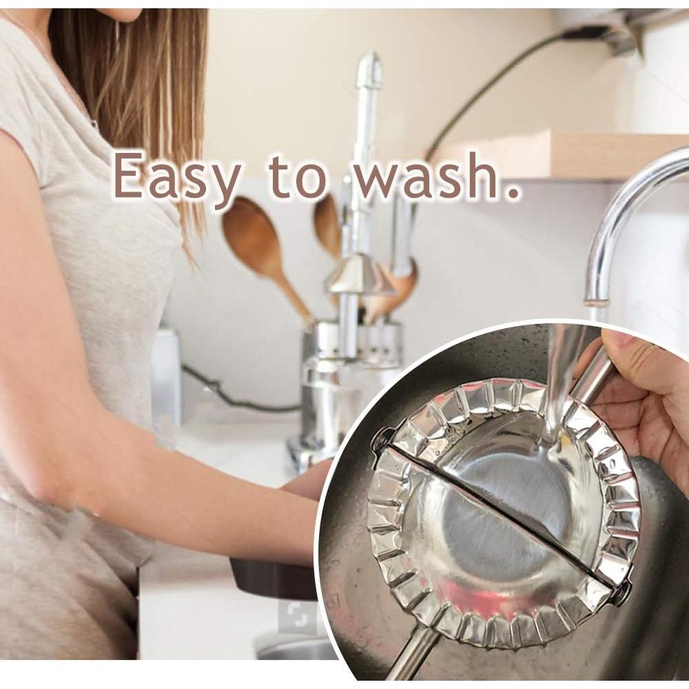 Prensa de Empanada COTEY 15 cm Acero Inoxidable Manual