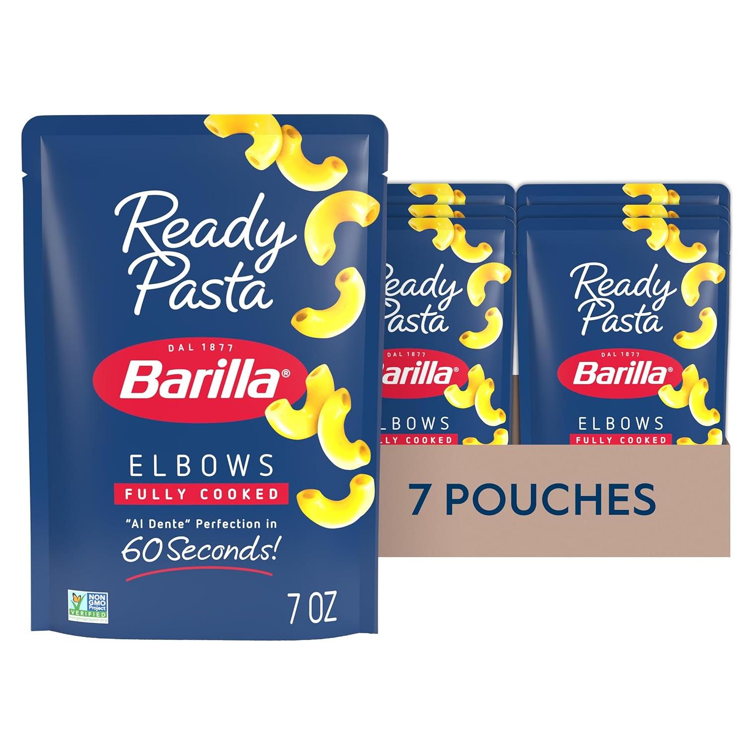 Pasta Lista Barilla Gomiti 198.4 g - 7 Paquetes Microondas