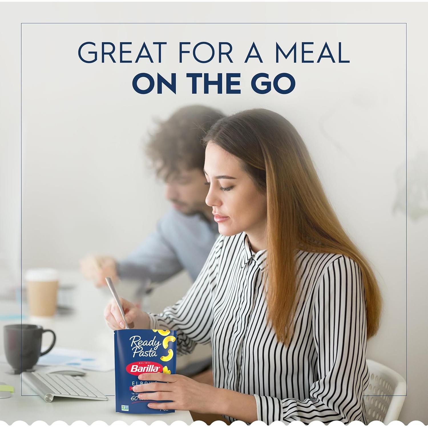 Pasta Lista Barilla Gomiti 198.4 g - 7 Paquetes Microondas