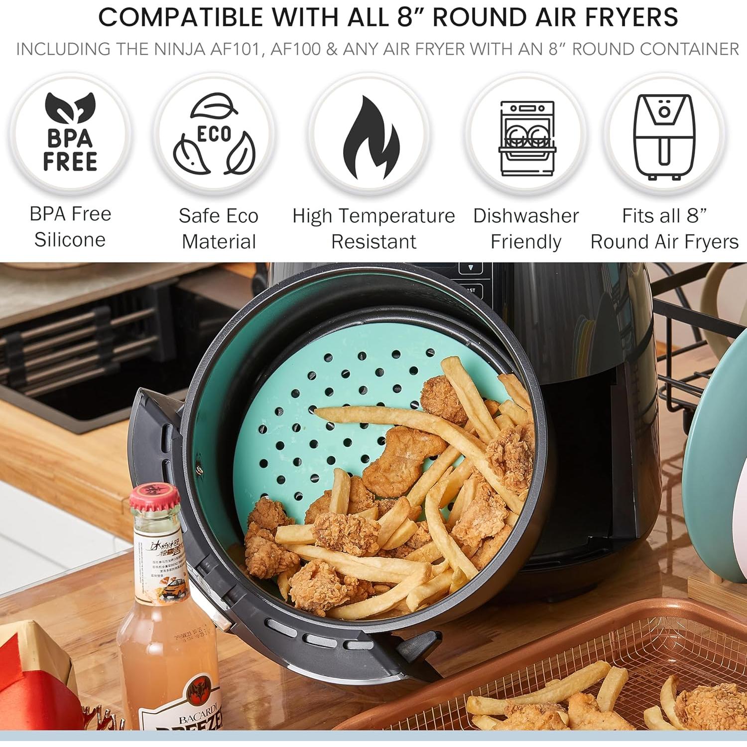 Forros de Silicona Reutilizables Cee & Dee 19.05 cm para Freidora