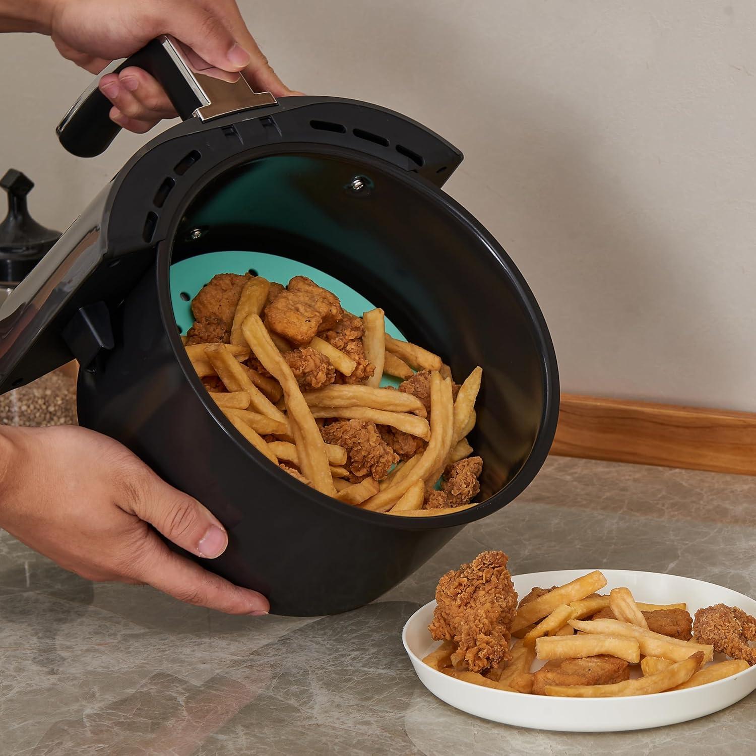 Forros de Silicona Reutilizables Cee & Dee 19.05 cm para Freidora