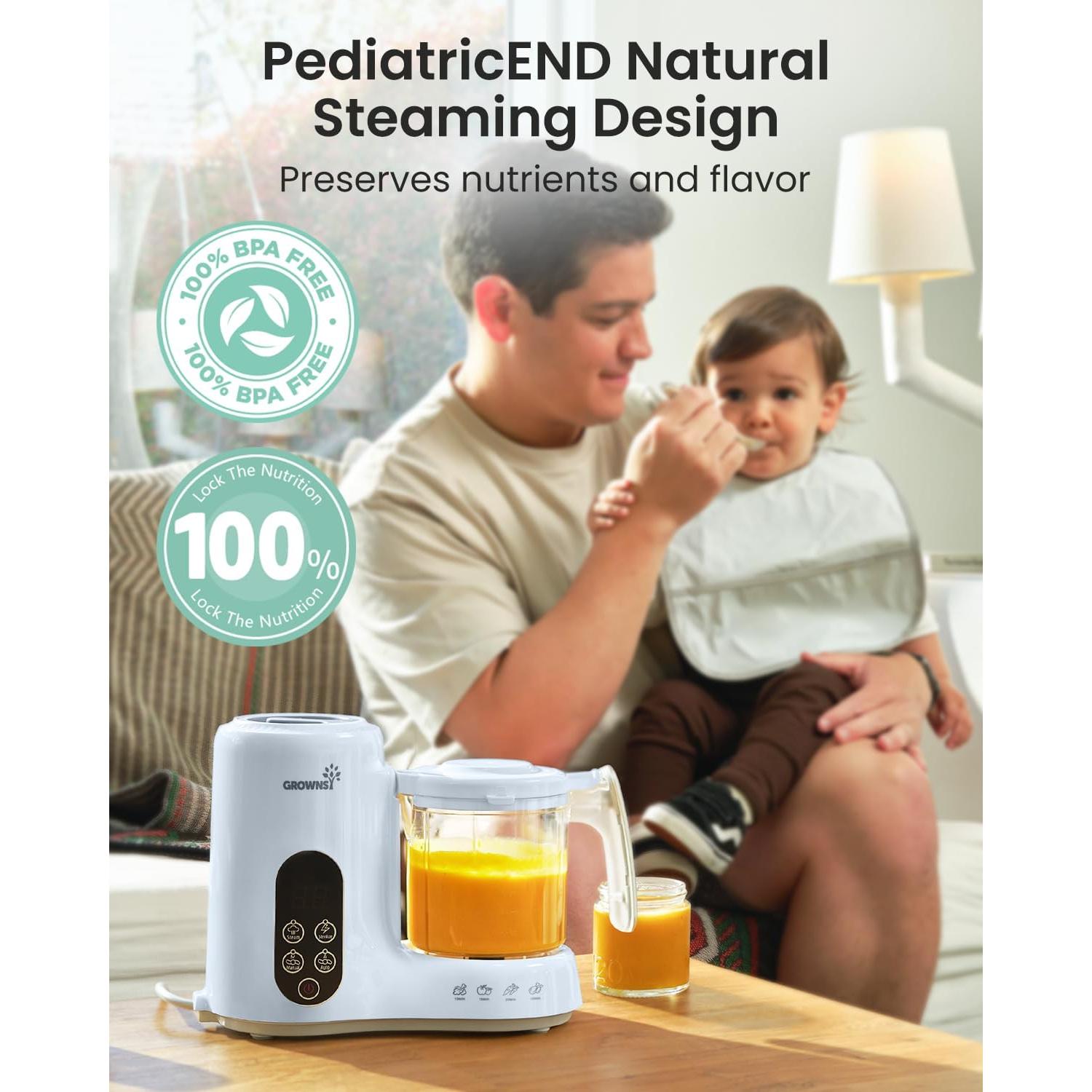 Procesador de Alimentos para Bebés GROWNSY 5800E Azul 2kg